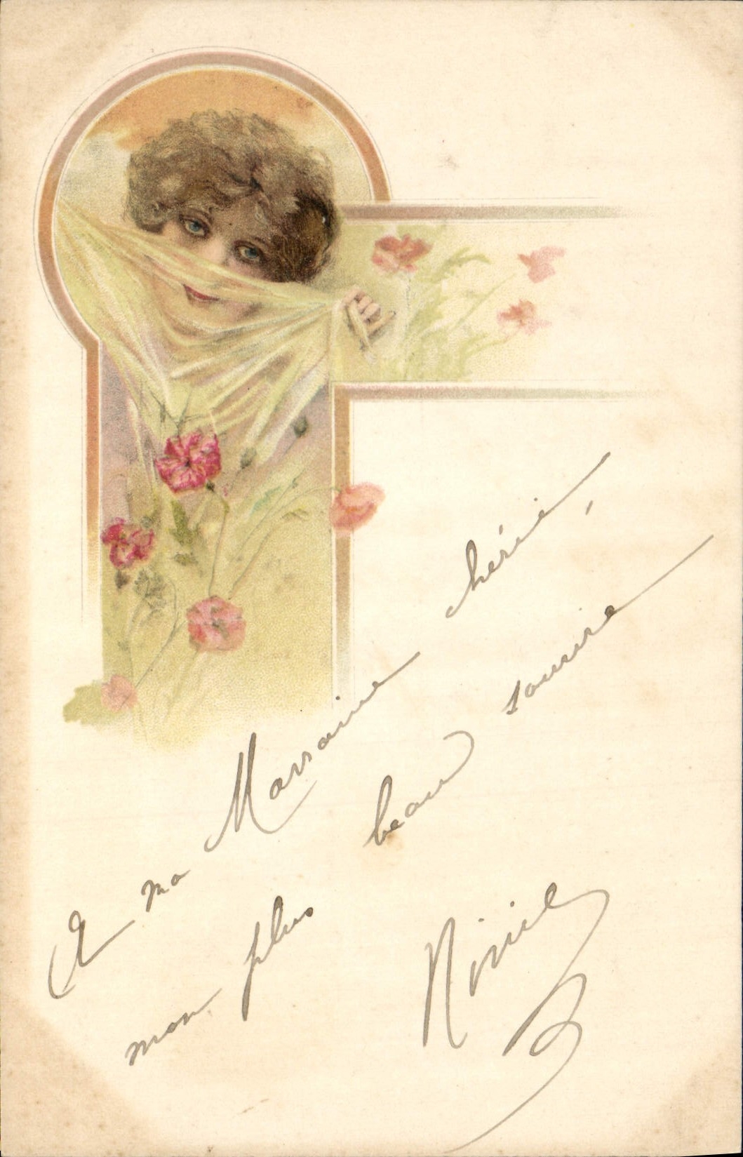 CPA Fantaisie Illustrateur Femme 