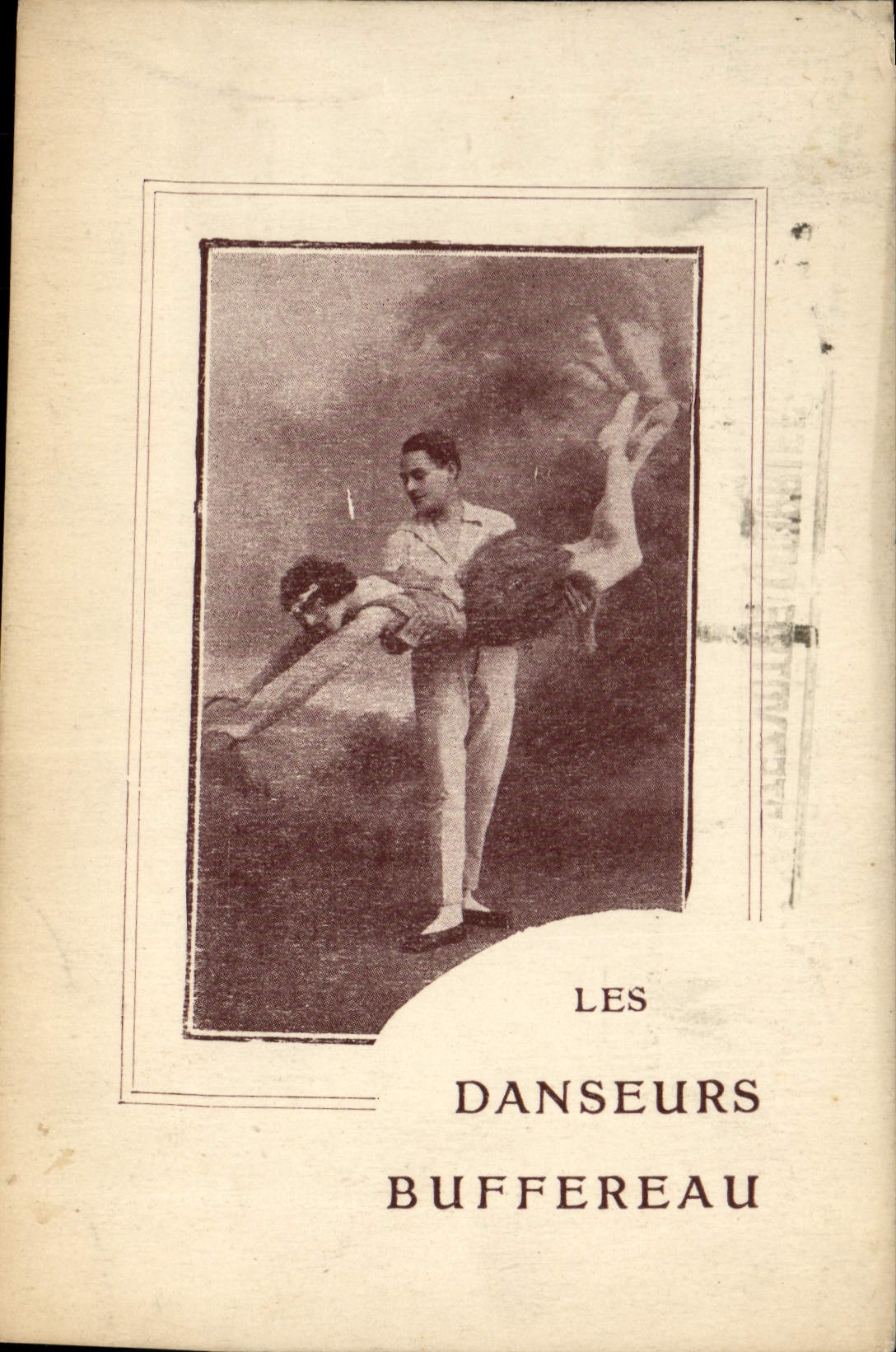 Vintage Postcard the Buffereau dancers