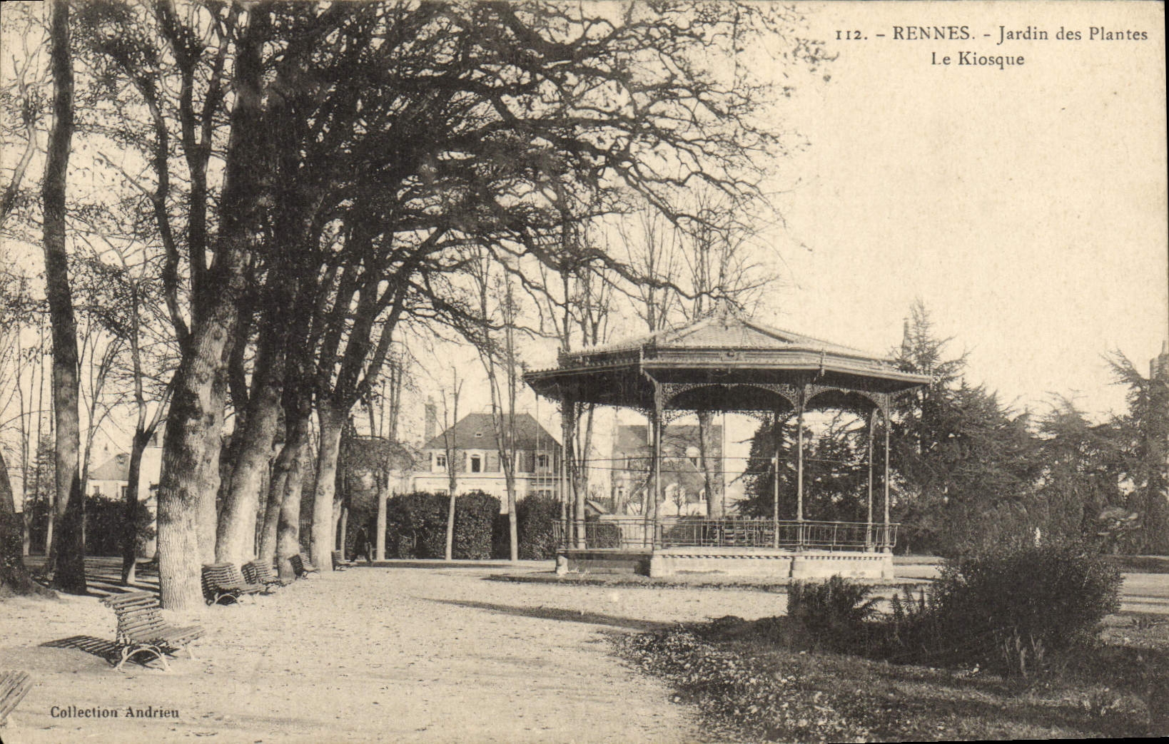 CPA Kiosque Jardin des plantes Rennes