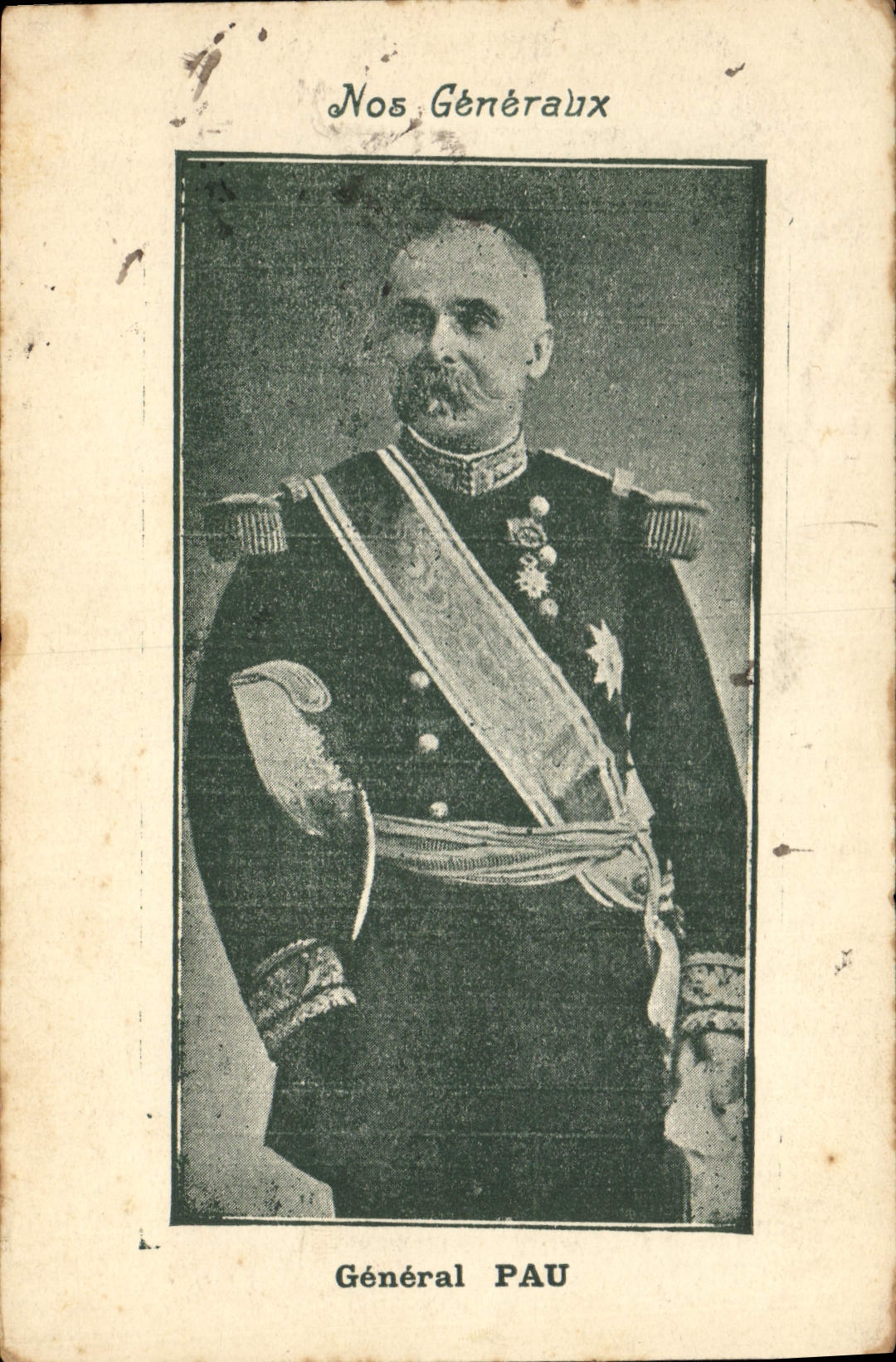 CPA Militaria General Pau