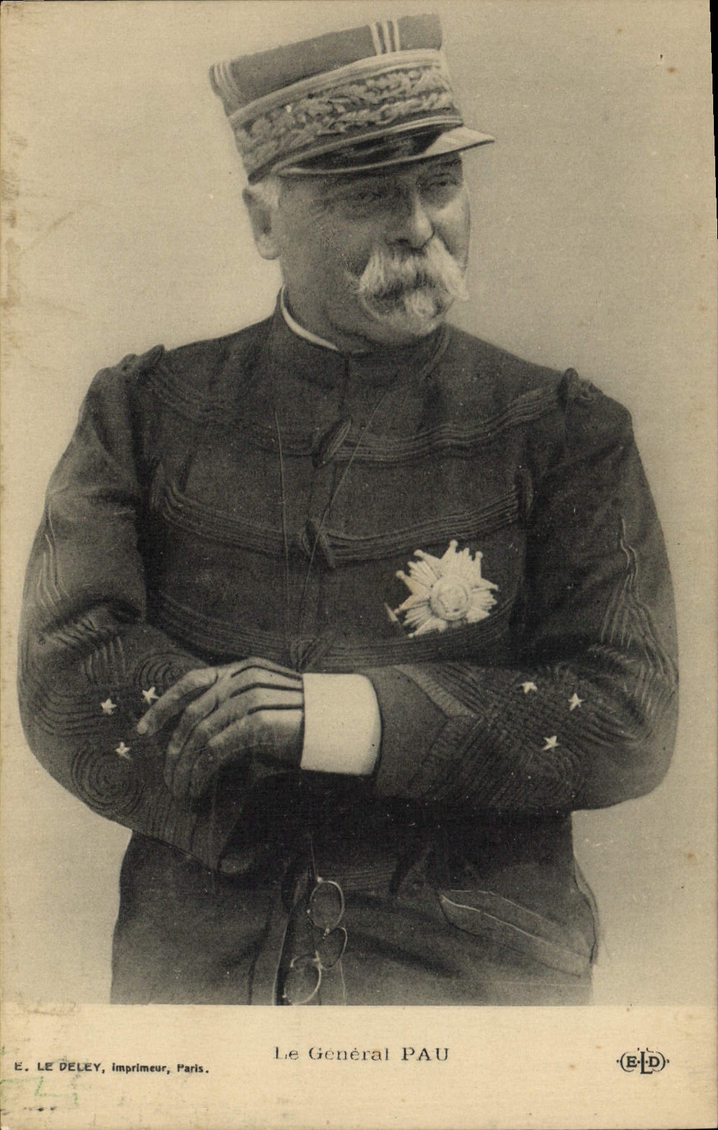 Vintage Postcard Militaria General Pau