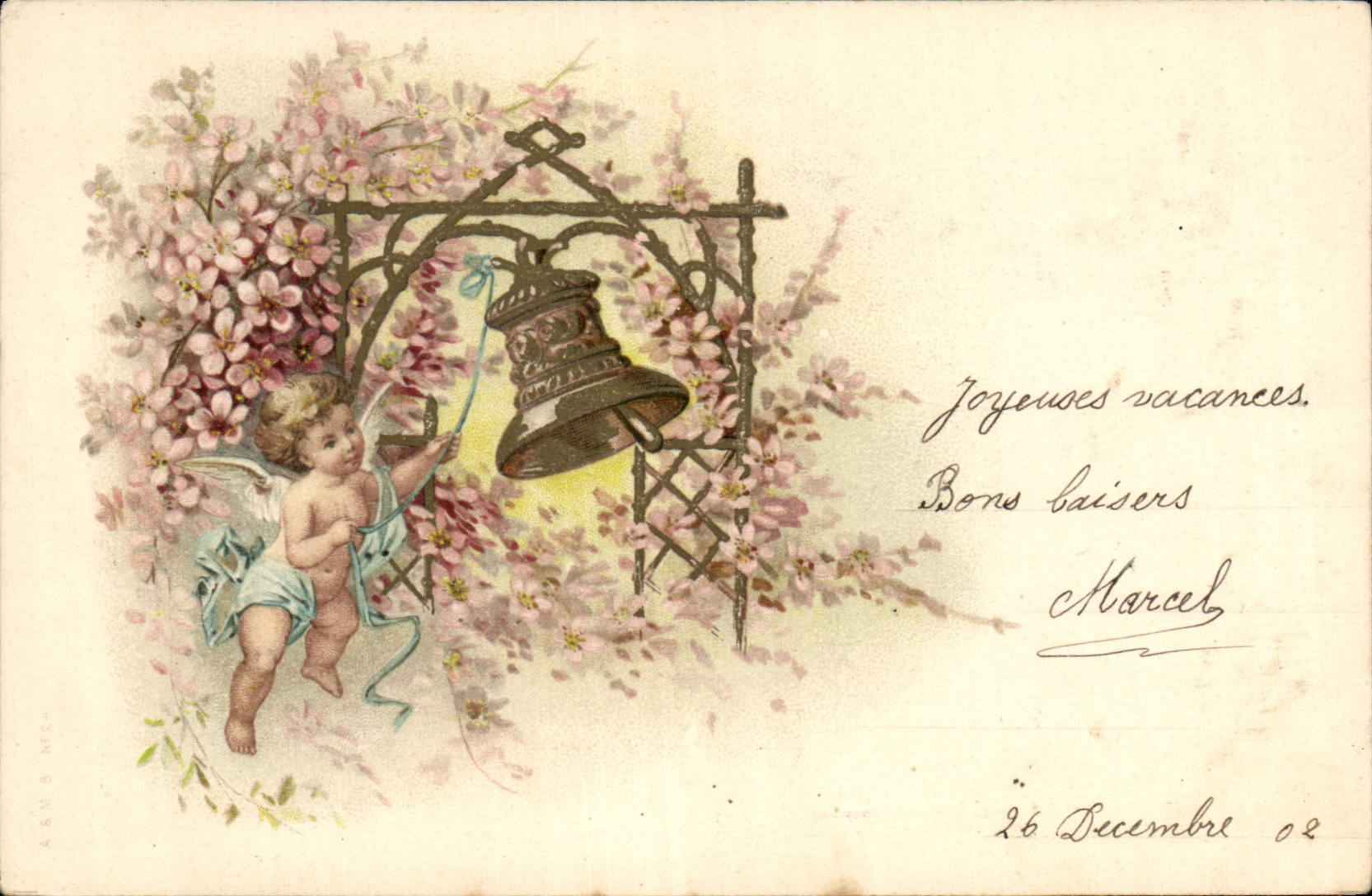 CPA Cloche Ange 