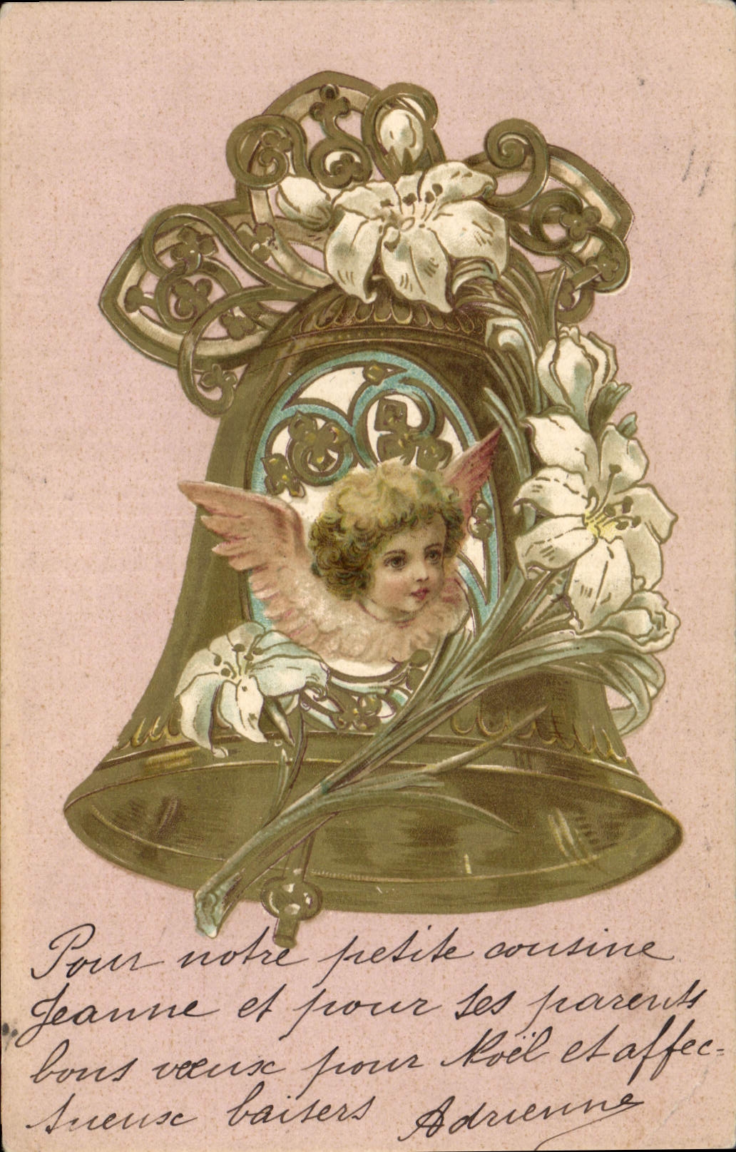 CPA Cloche Ange 