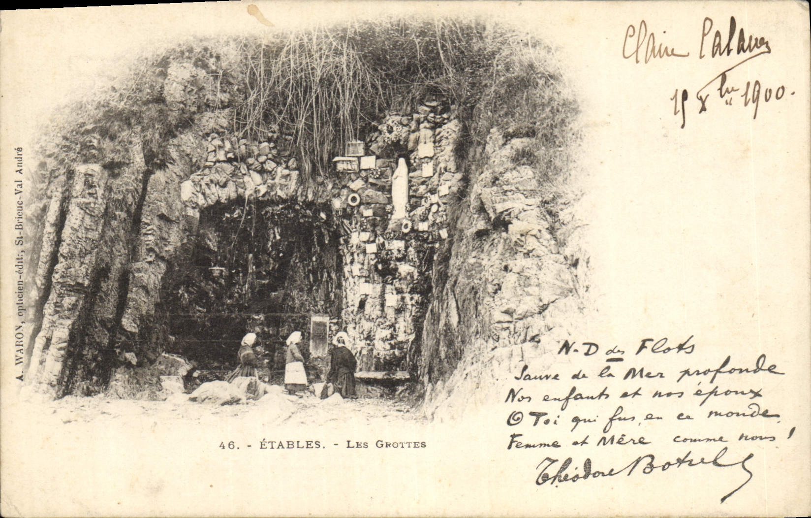 Postal Establos las grutas Botrel