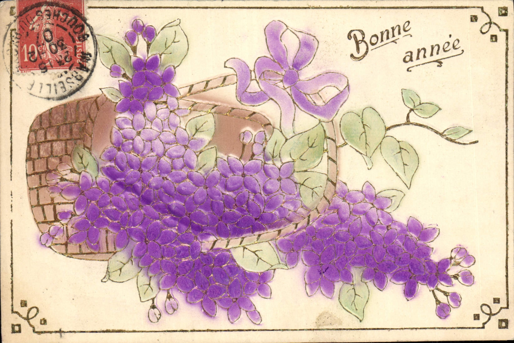 CPA Fantaisie Fleurs 