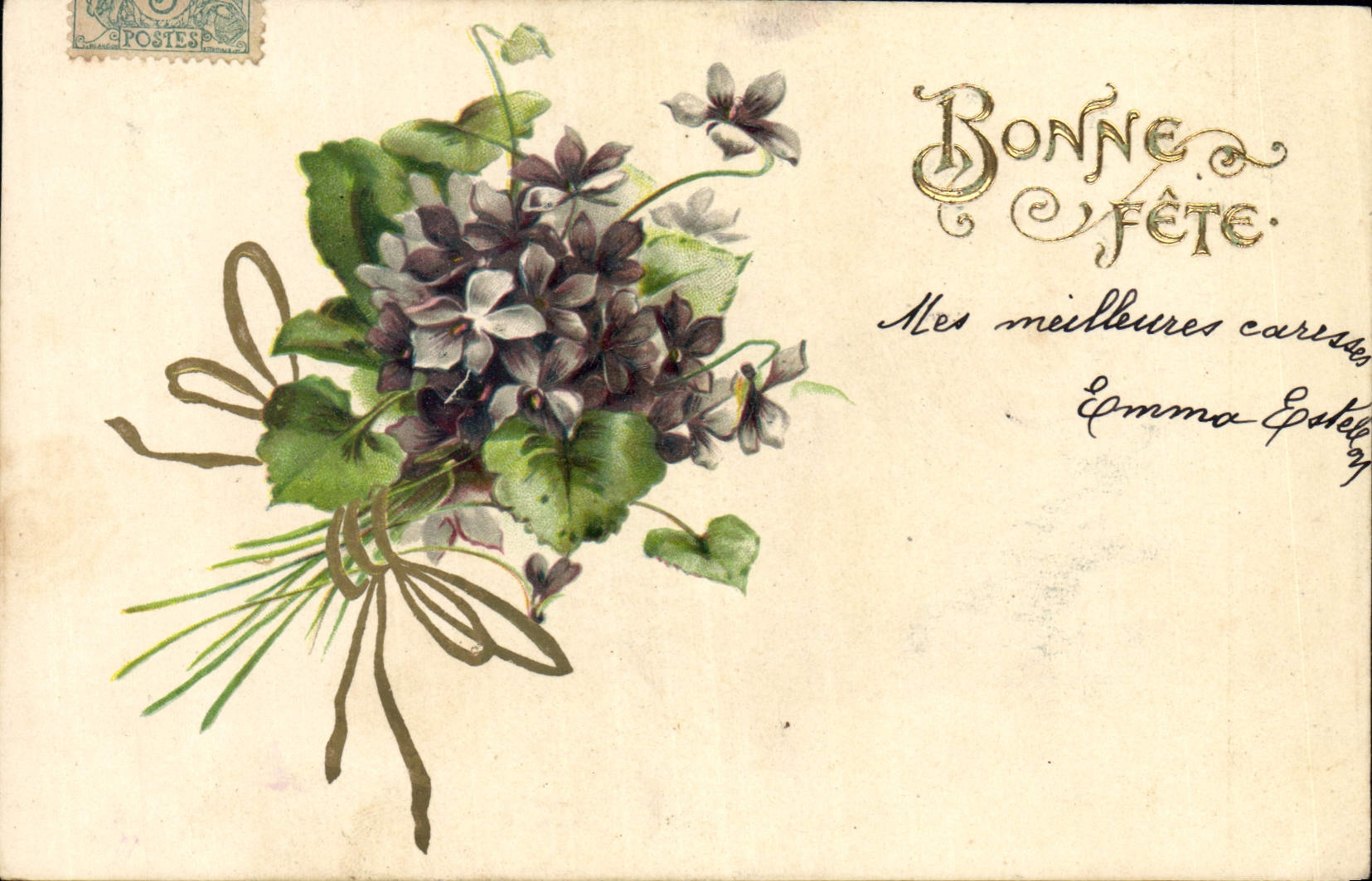 CPA Fantaisie Fleurs 