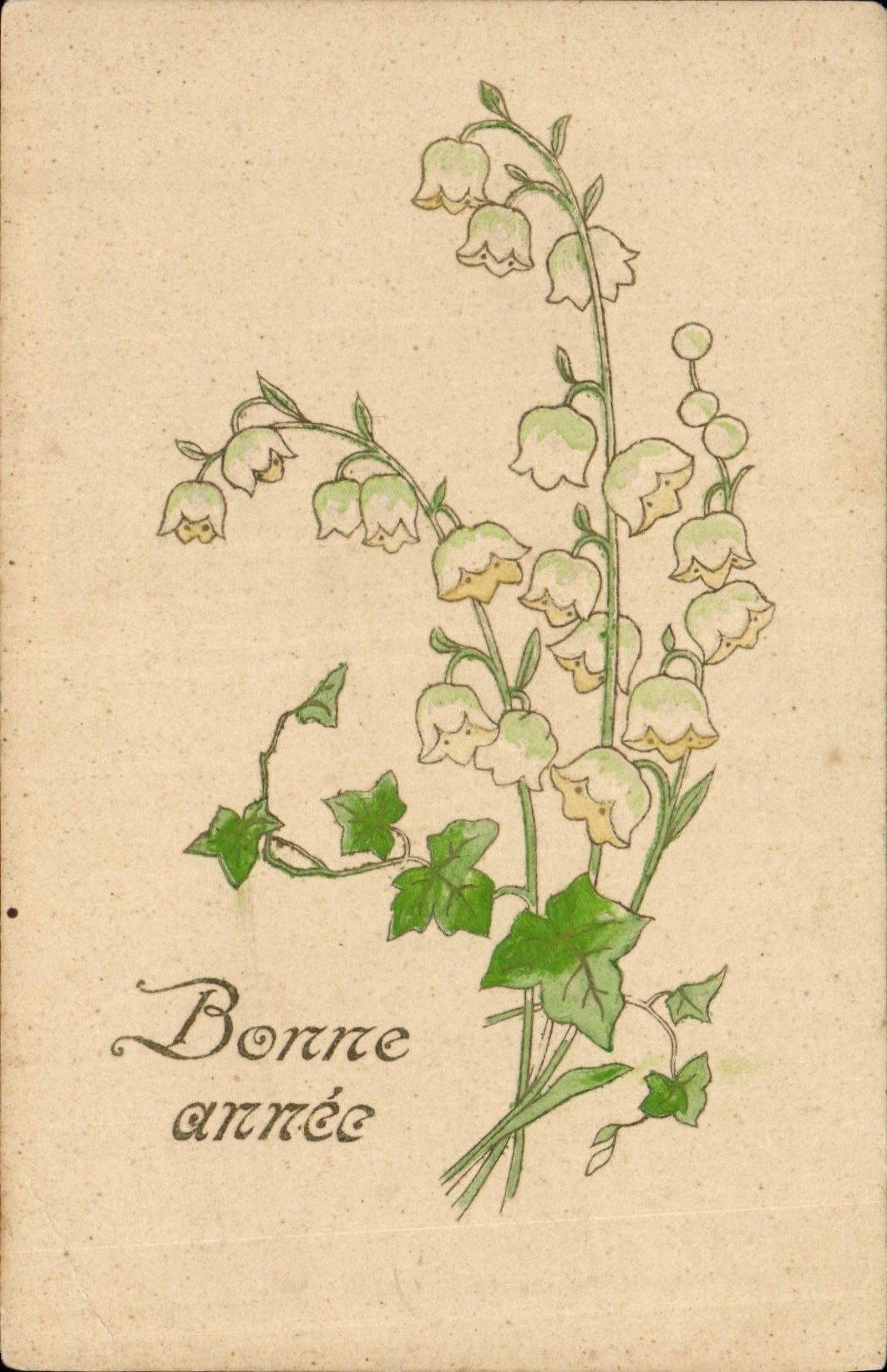 CPA Fantaisie Fleurs Muguet 