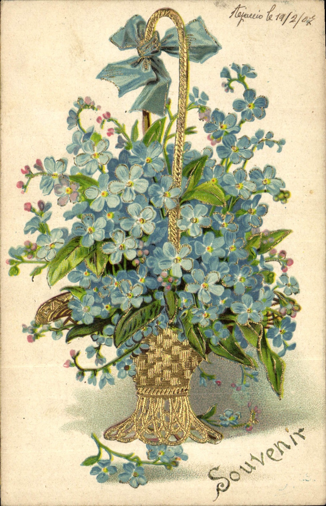 CPA Fantaisie Fleurs 