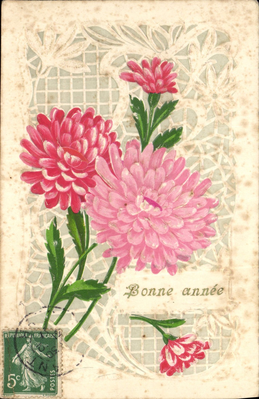 CPA Fantaisie Fleurs 