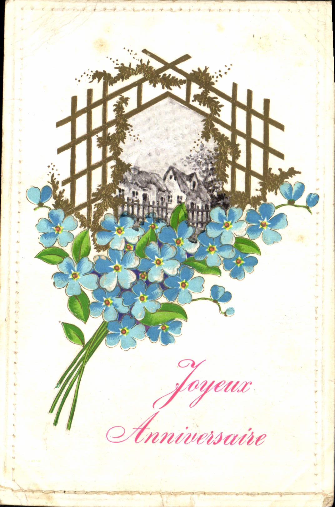 CPA Fantaisie Fleurs 