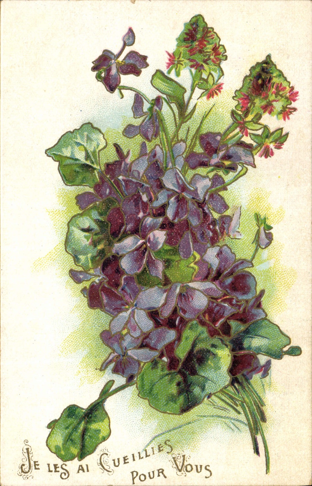 CPA Fantaisie Fleurs 