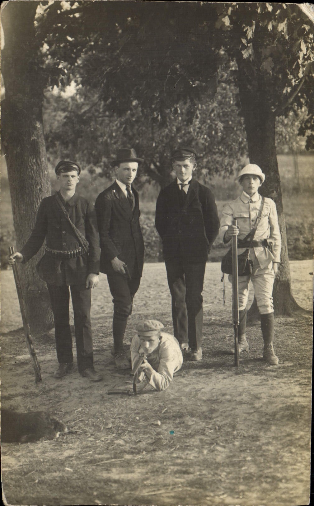 CARTE PHOTO Chasse Rouresy 