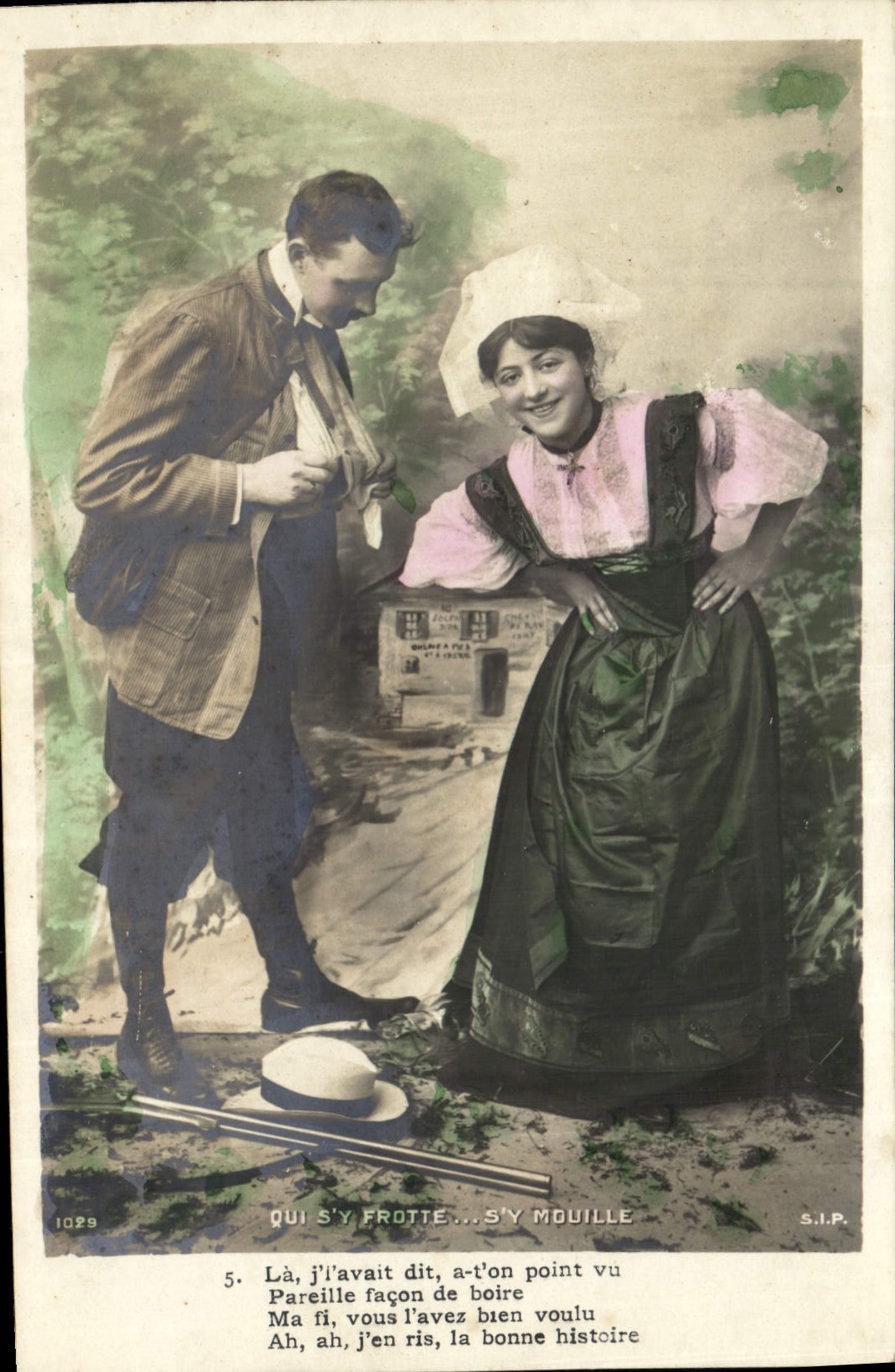 CPA Chasse Chasseur Femme 