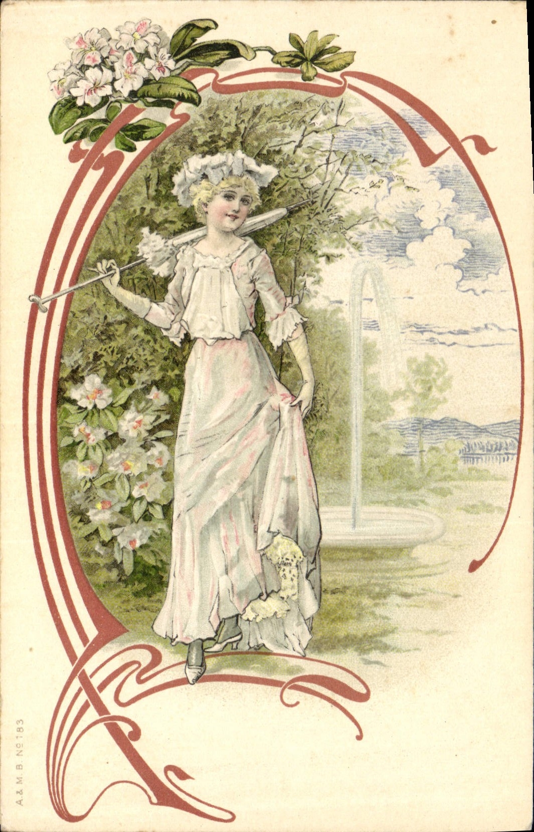 CPA Fantaisie Illustrateur Femme