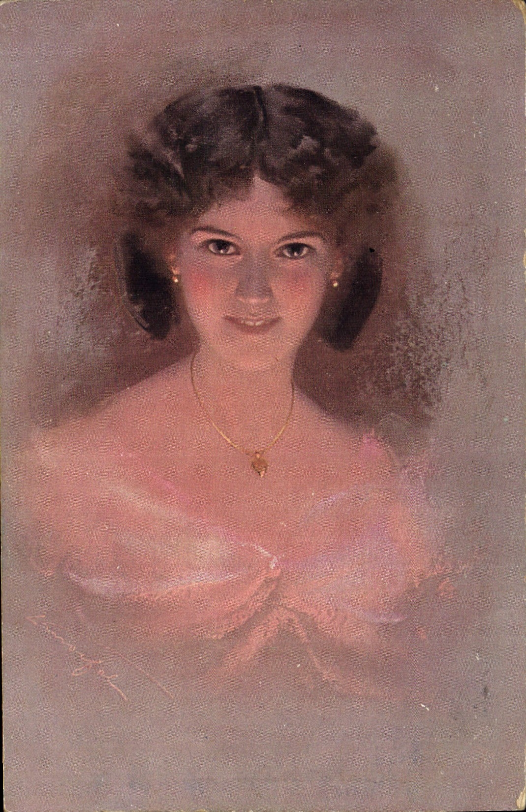 CPA Fantaisie Illustrateur Femme