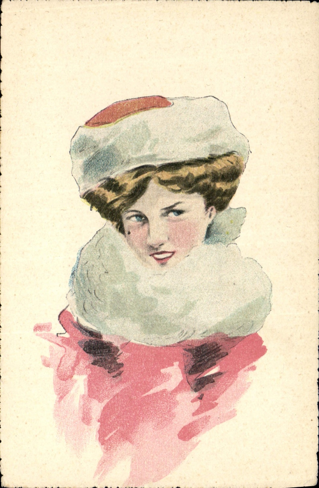 CPA Fantaisie Illustrateur Femme