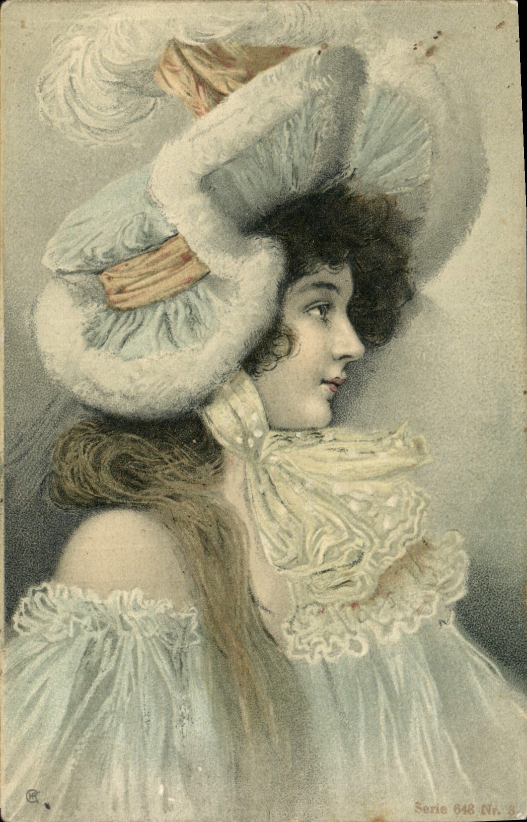 CPA Fantaisie Illustrateur Femme