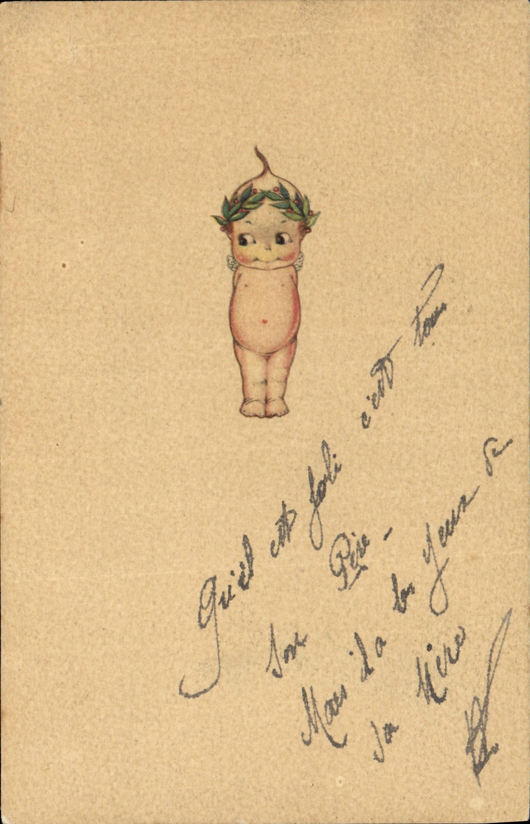 CPA Fantaisie Illustrateur Enfant Bebe