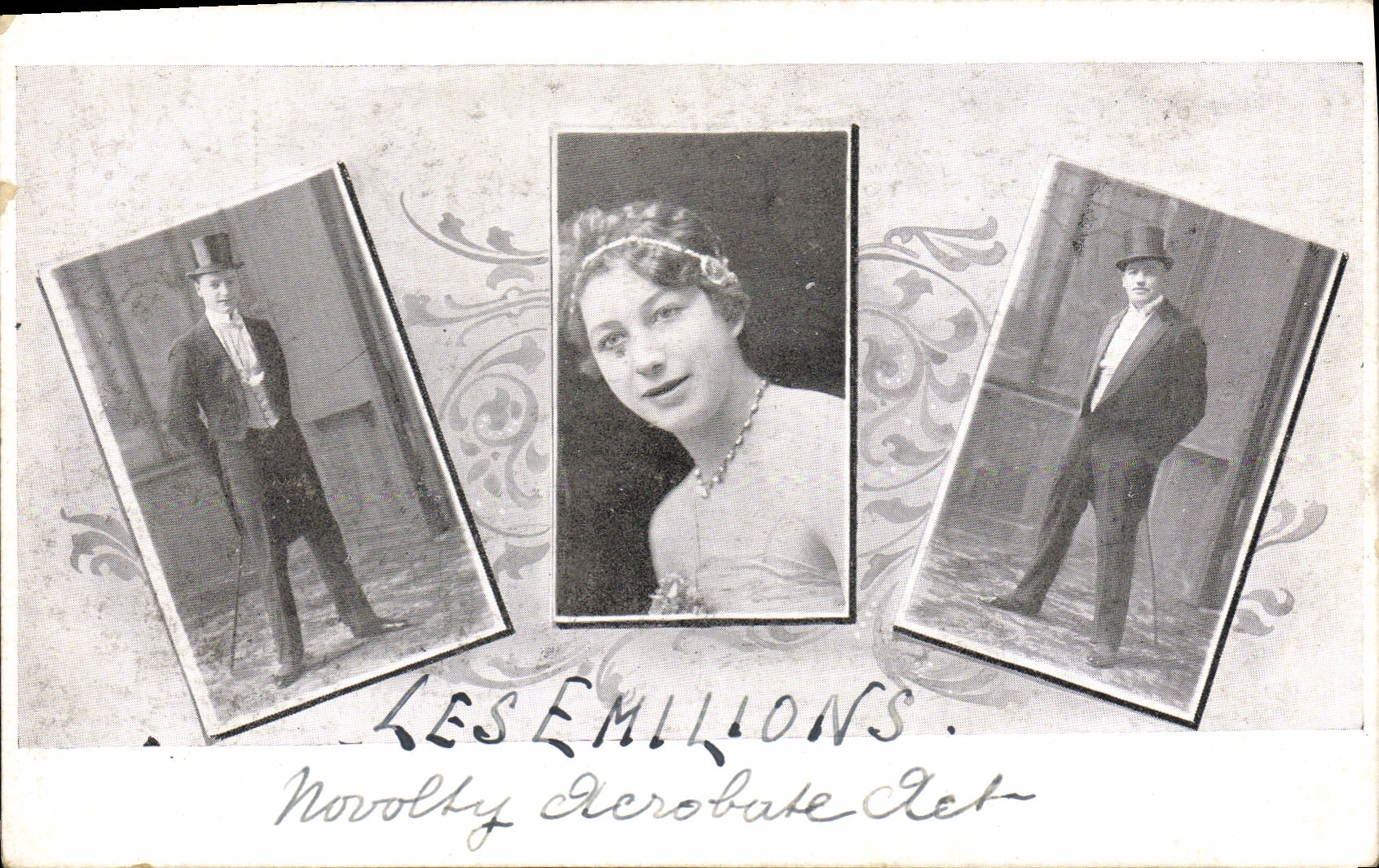 Vintage Postcards Emilions Acrobats