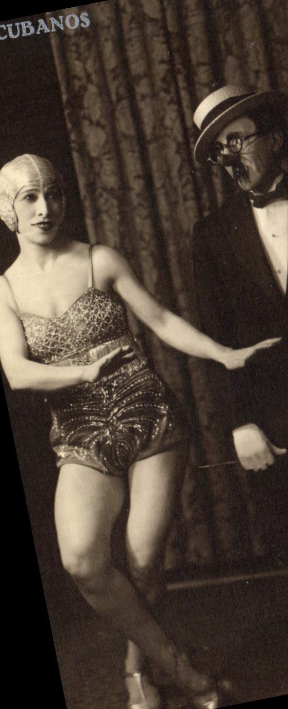 Vintage Postcard Los Cubanos