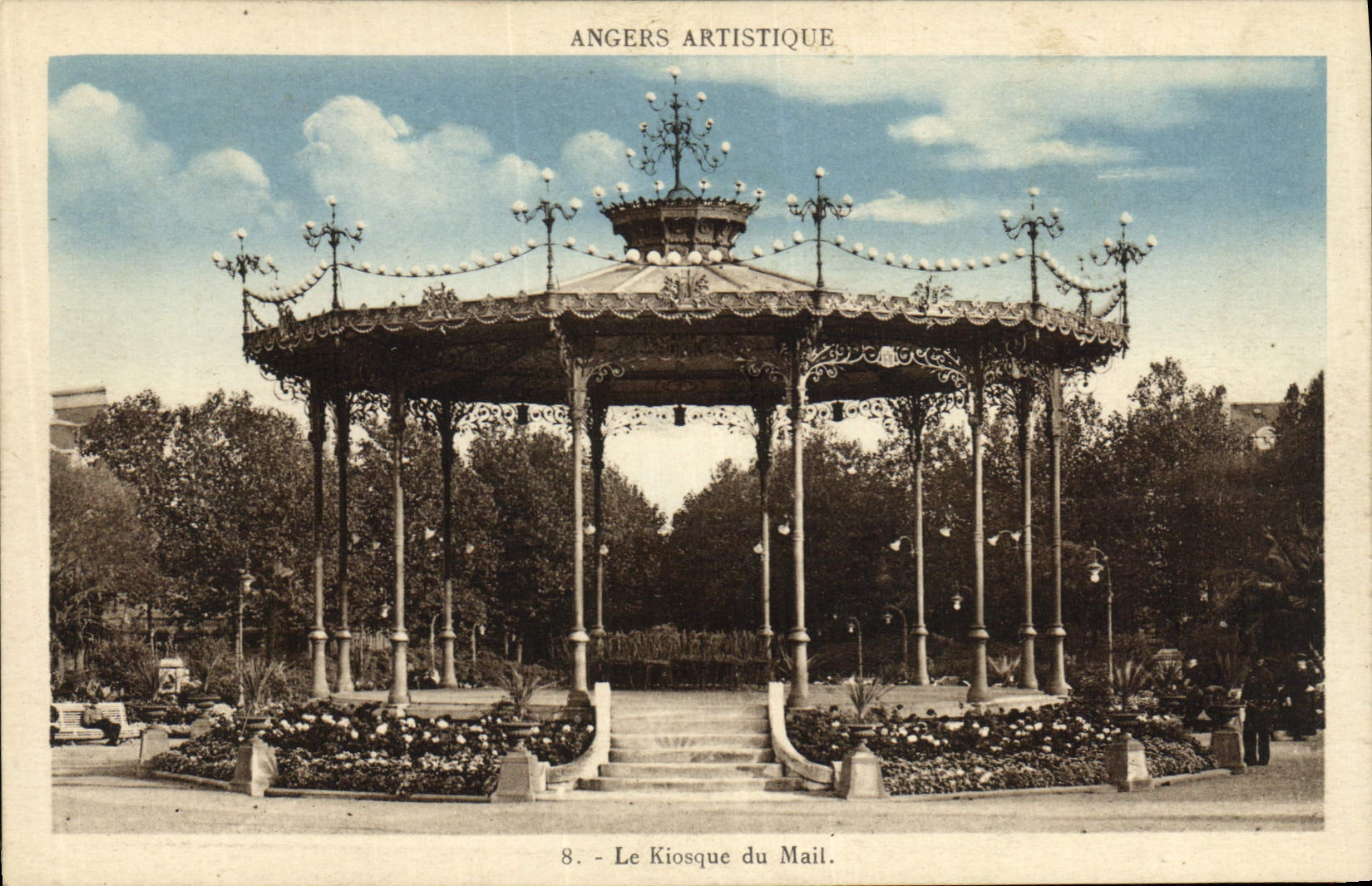 CPA Kiosque du Mail Angers 