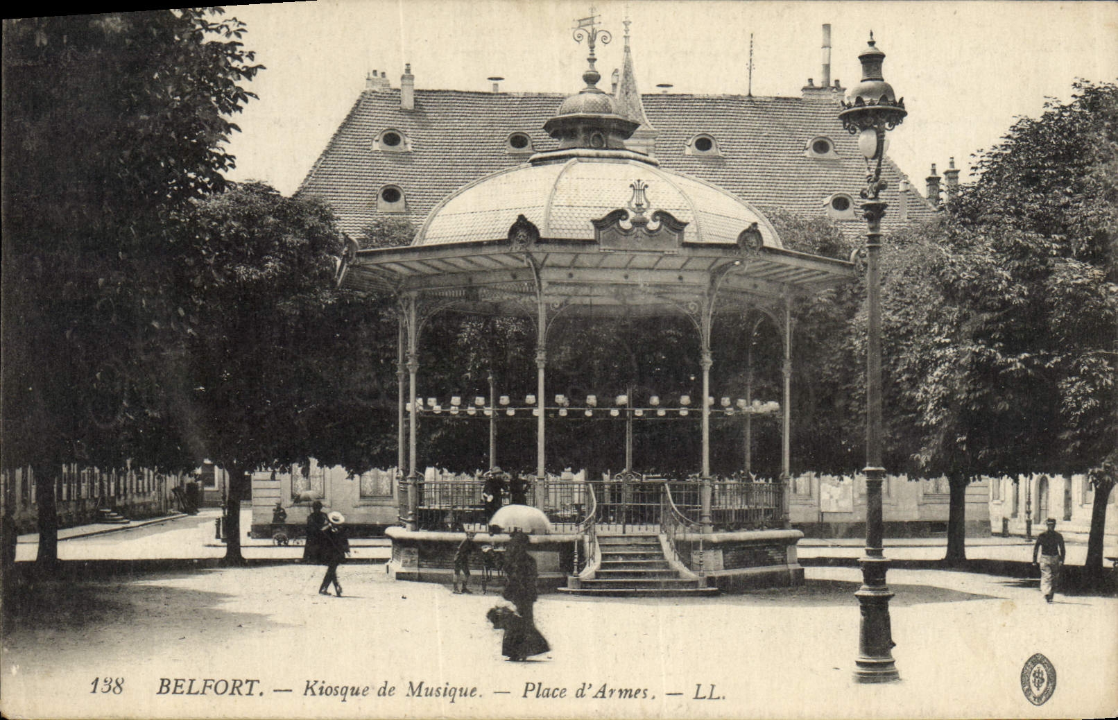 CPA Kiosque de musique Place d'armes Belfort 