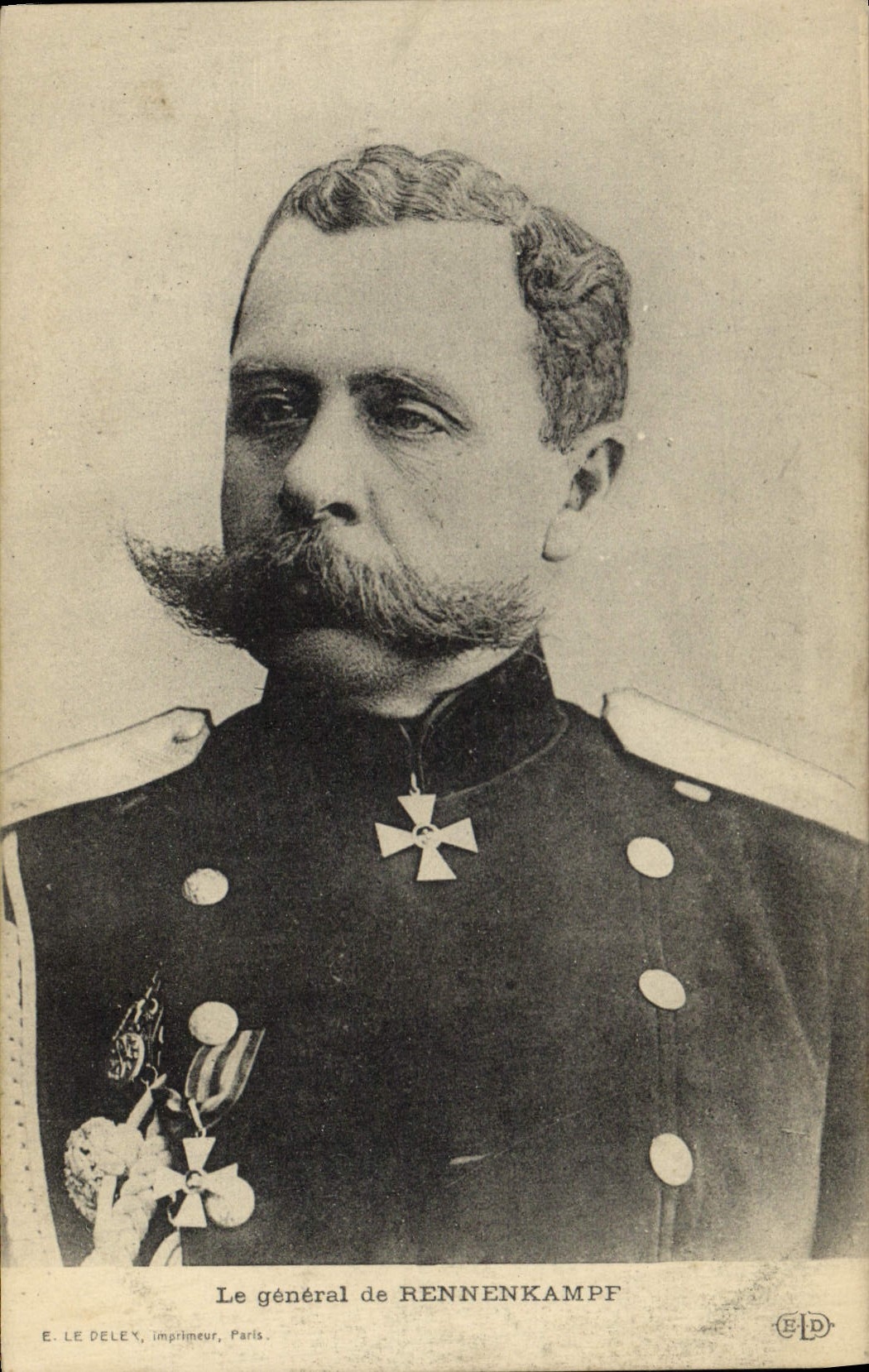 CPA Militaria Le general de Rennenkampf