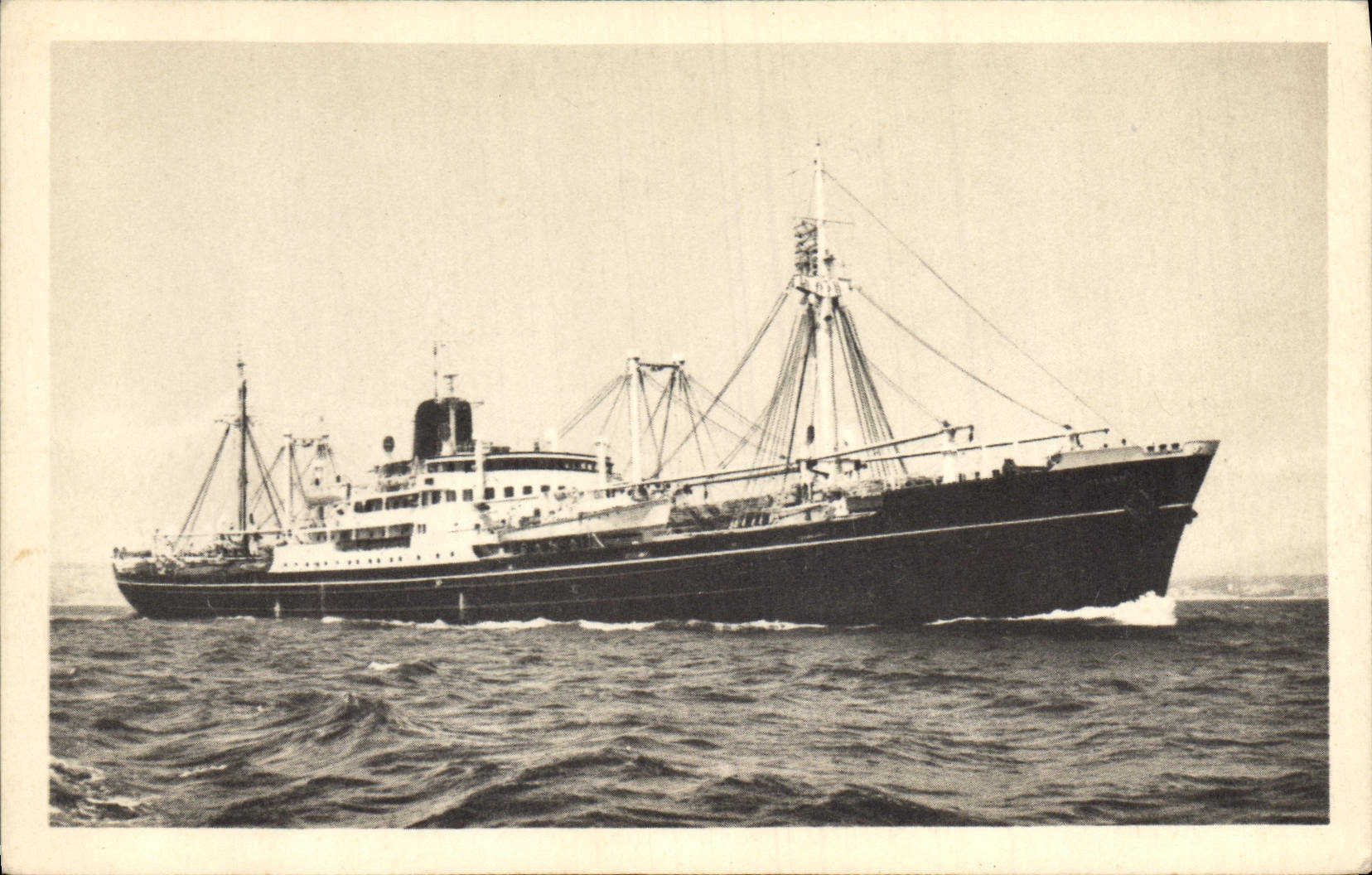 Vintage Postcard Boat Company of the Shipping company the Meinam cargo vessel