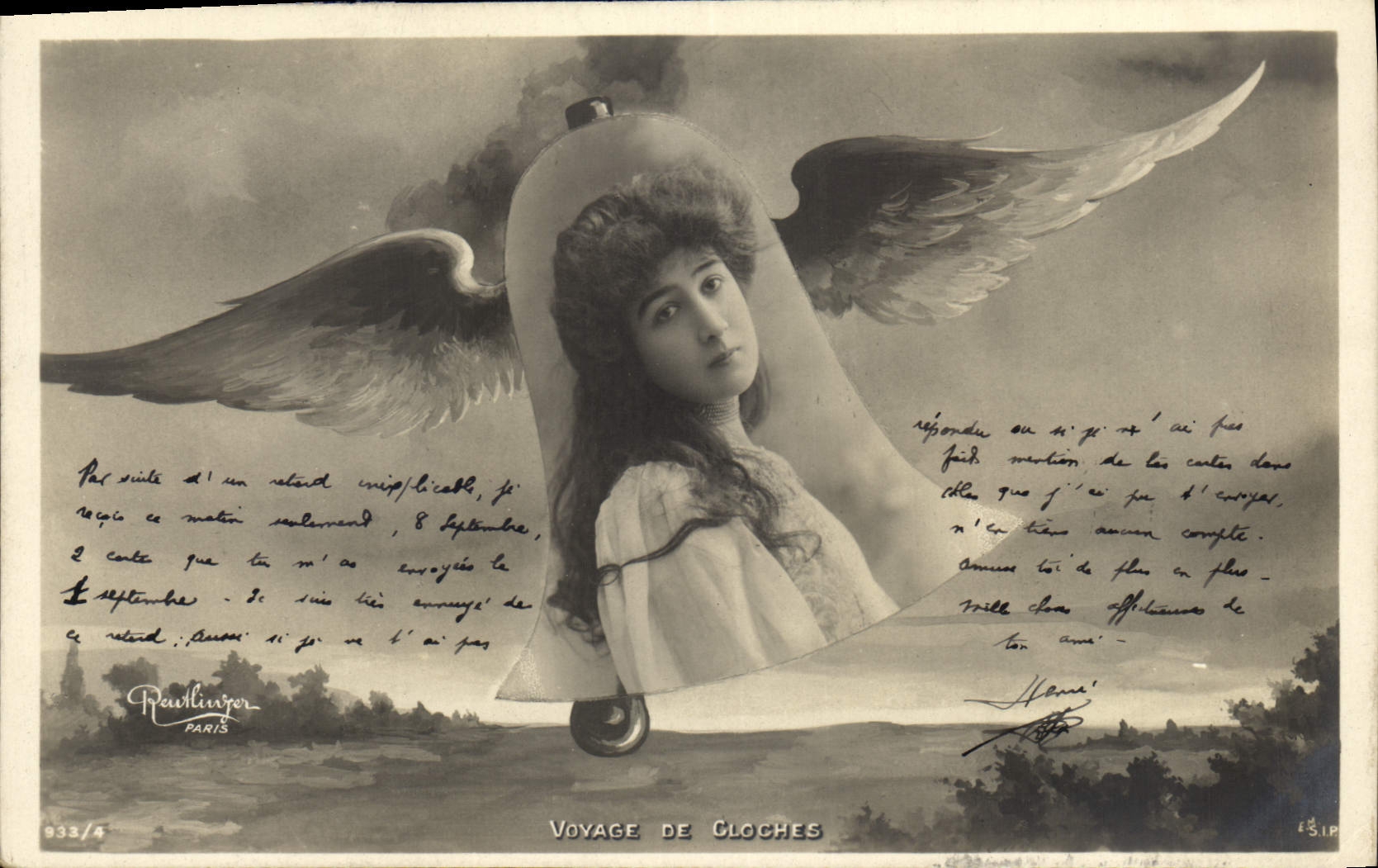 Postal Campana Viaje de Campanas