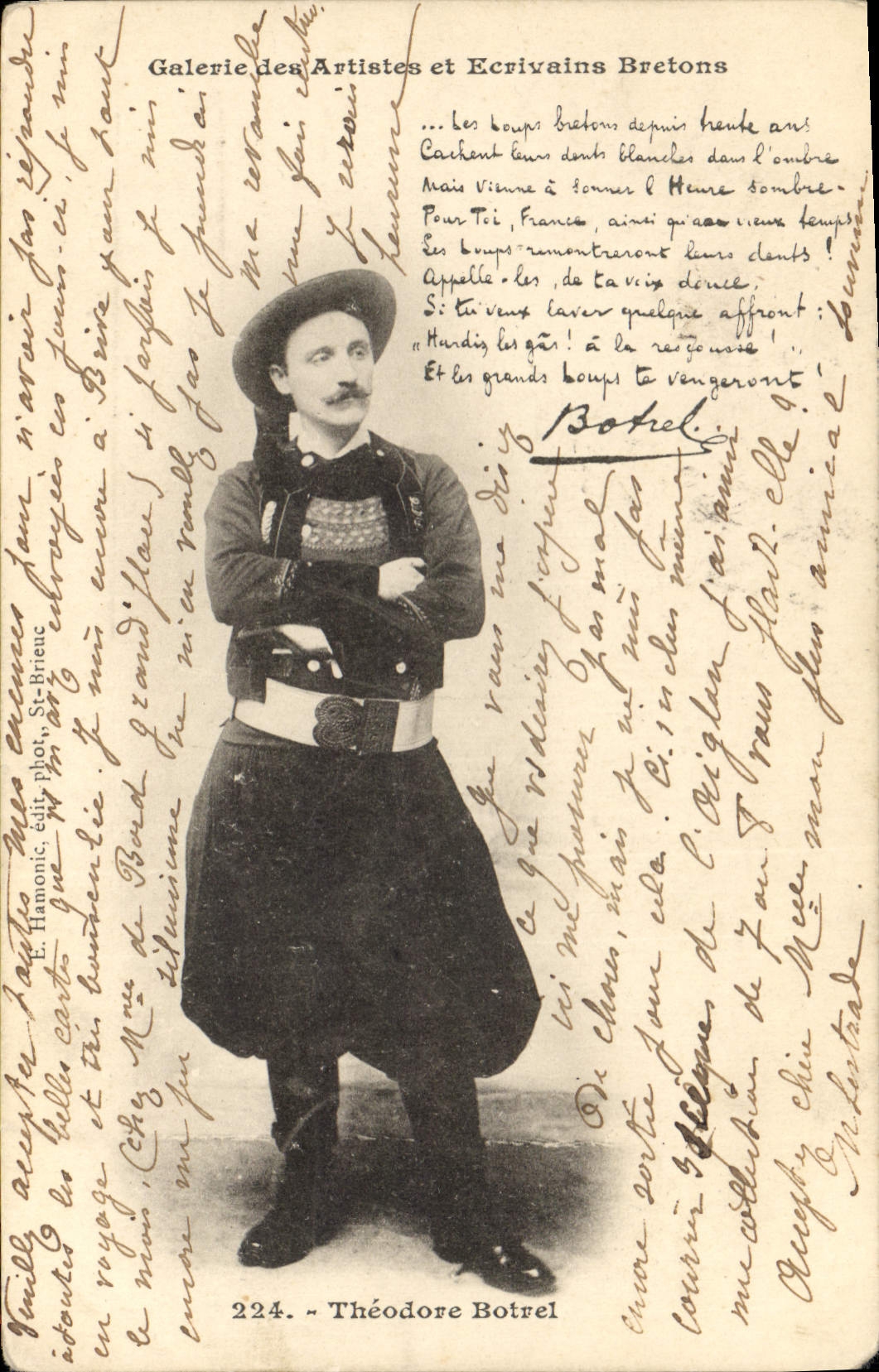 CPA Folklore Theodore Botrel 