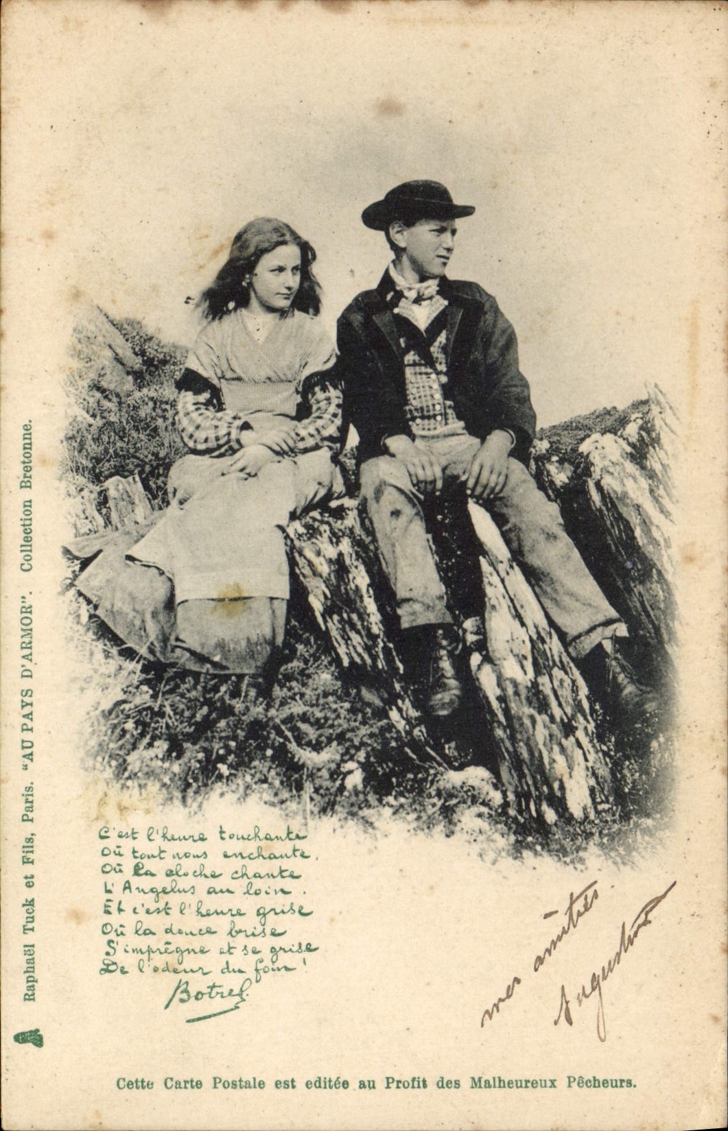 CPA Folklore Botrel Enfants 