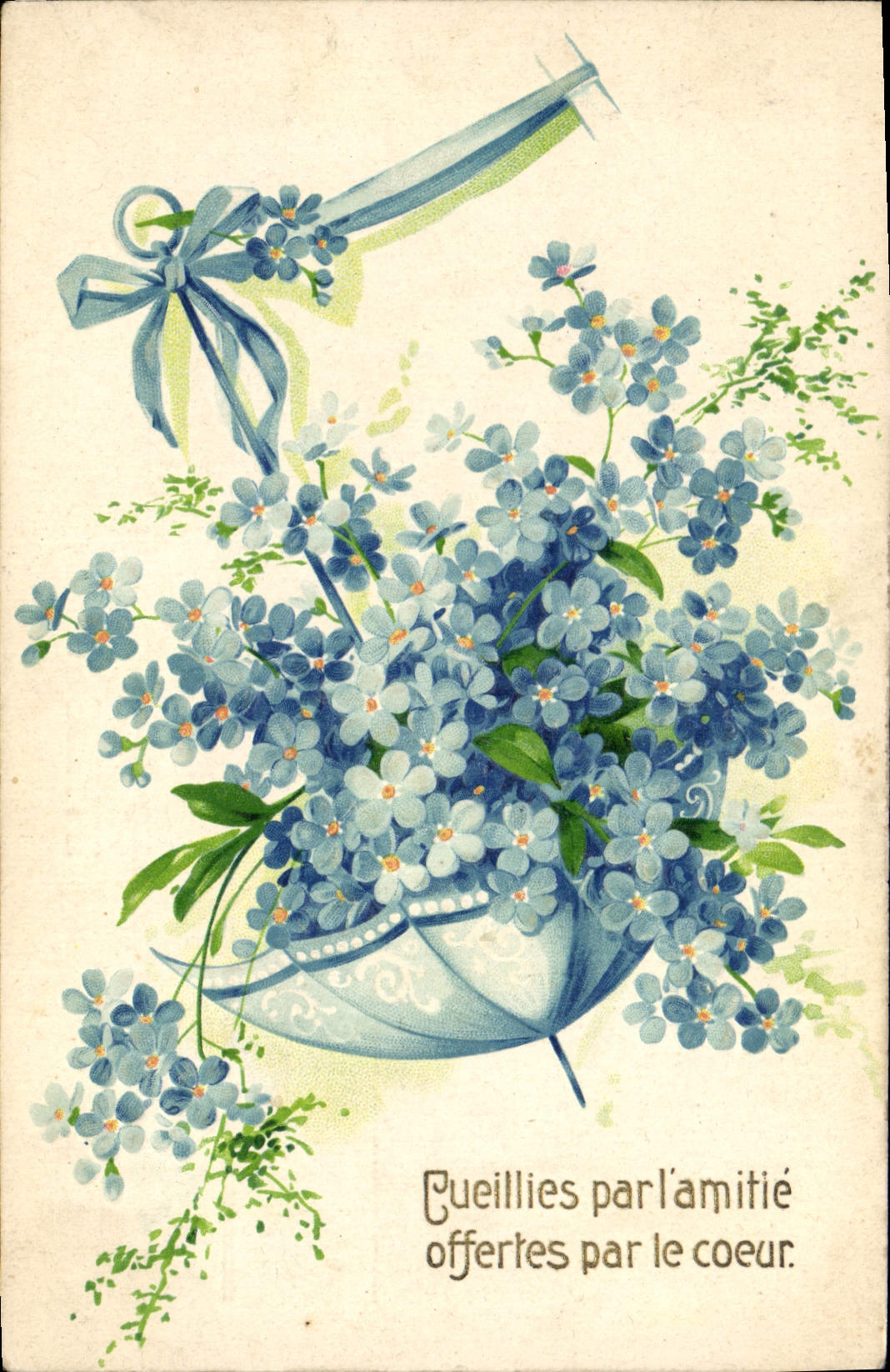 CPA Fantaisie Fleurs 