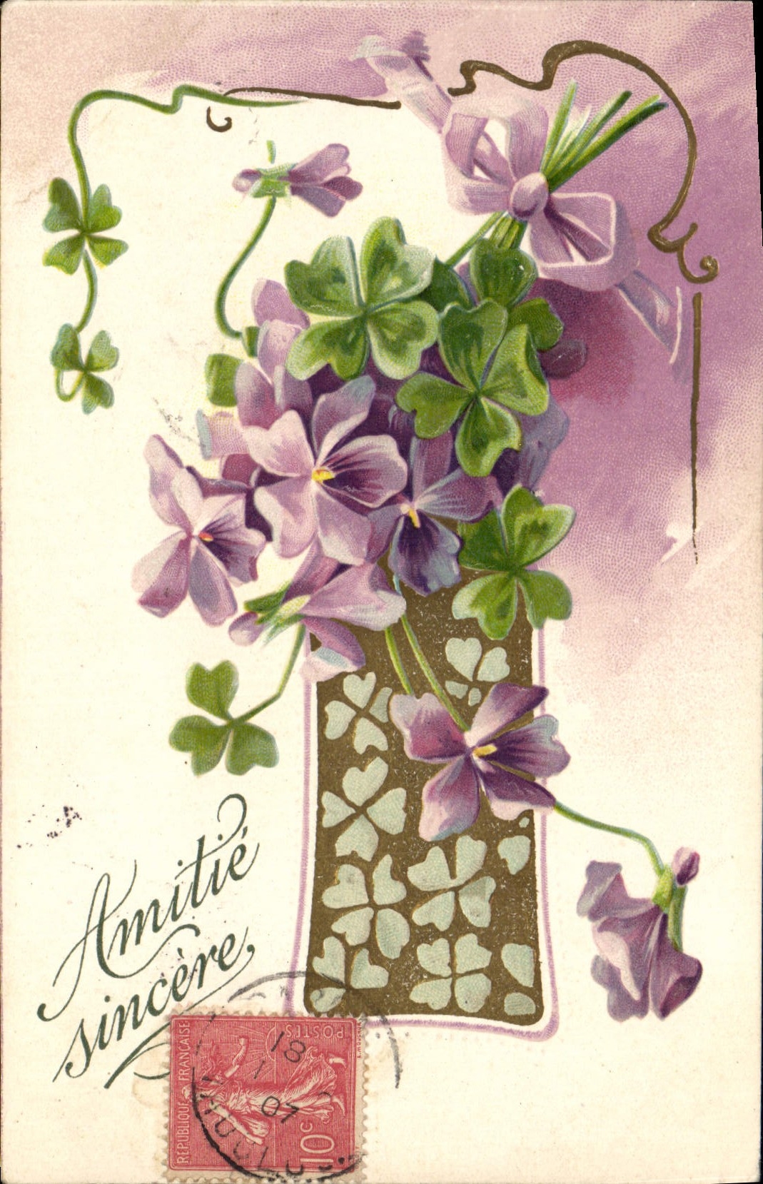 CPA Fantaisie Fleurs 