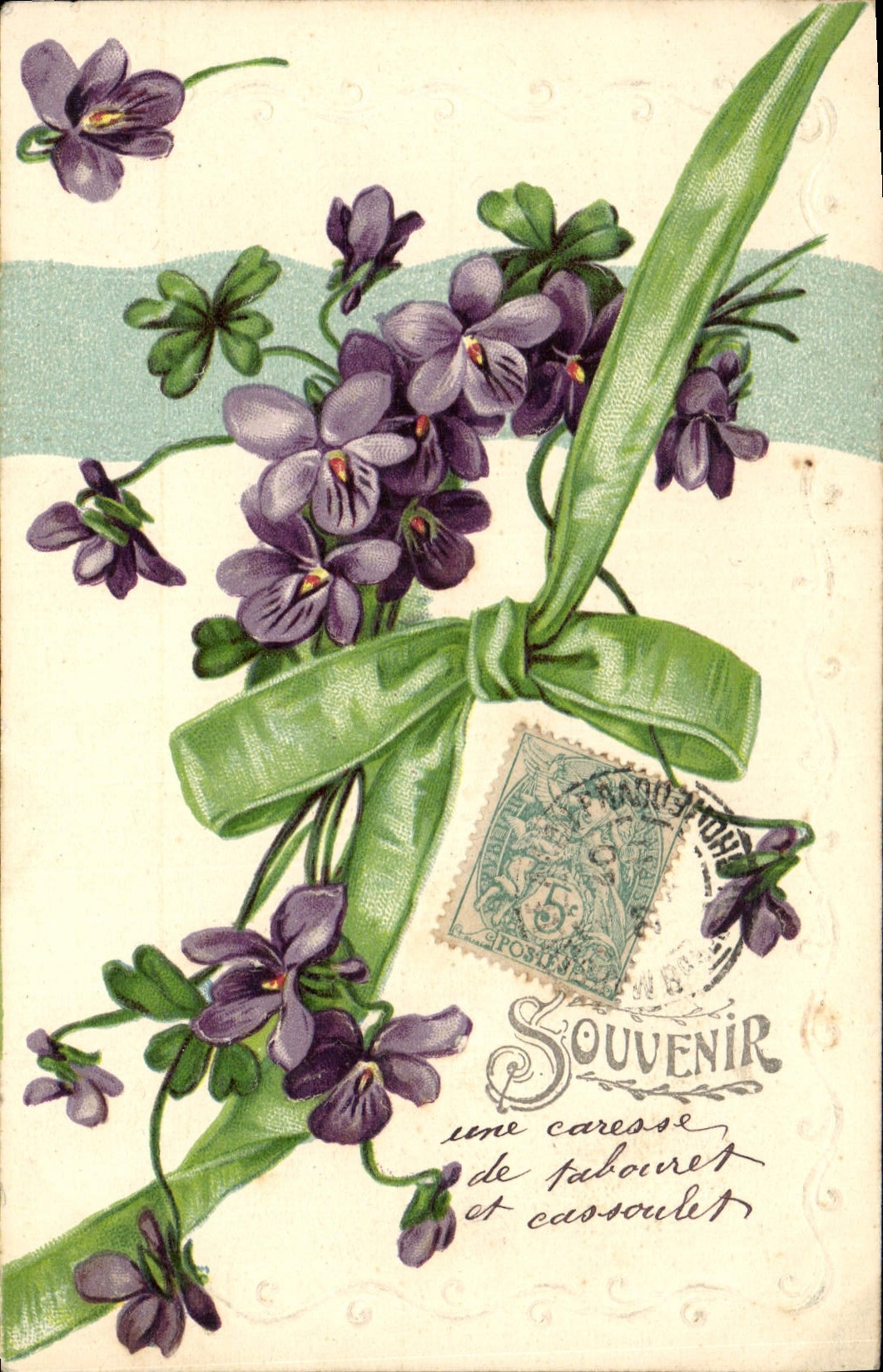 CPA Fantaisie Fleurs 