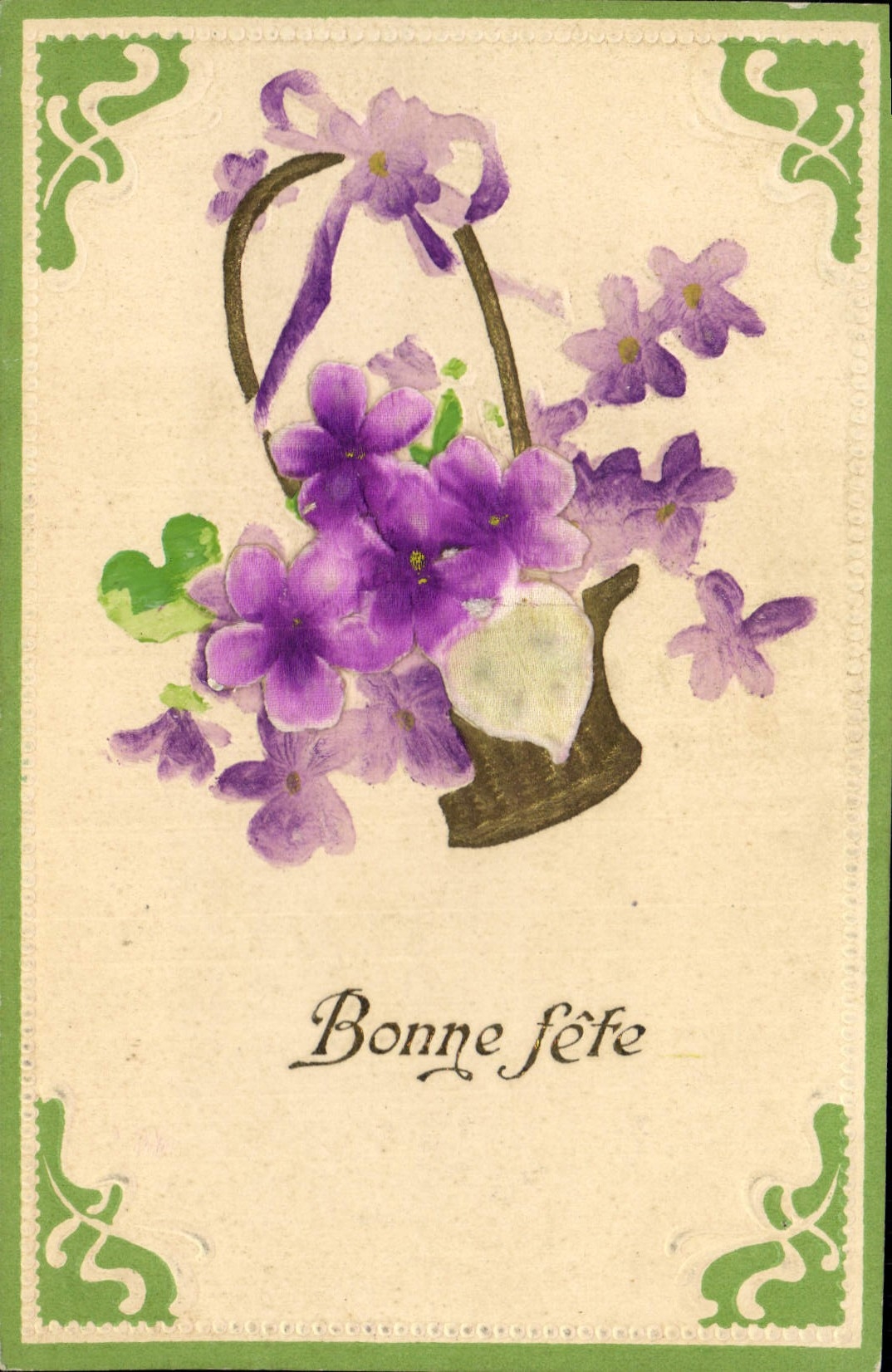 CPA Fantaisie Fleurs 