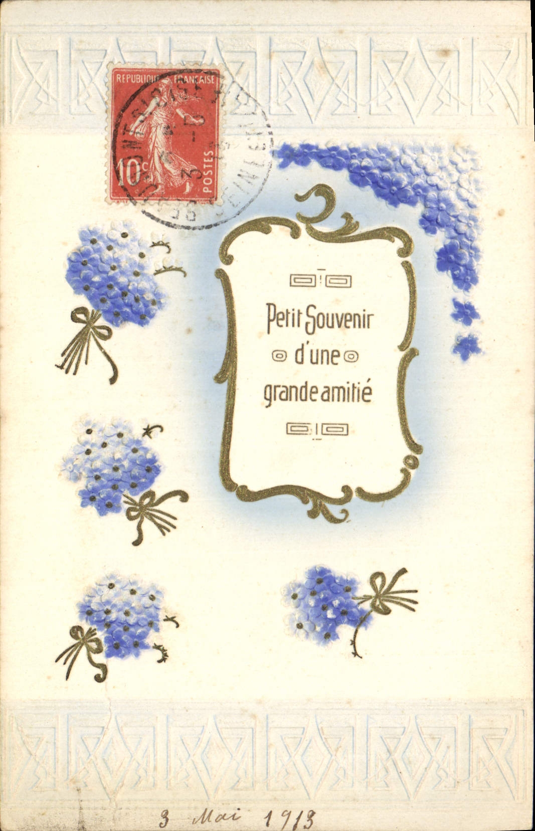 CPA Fantaisie Fleurs 