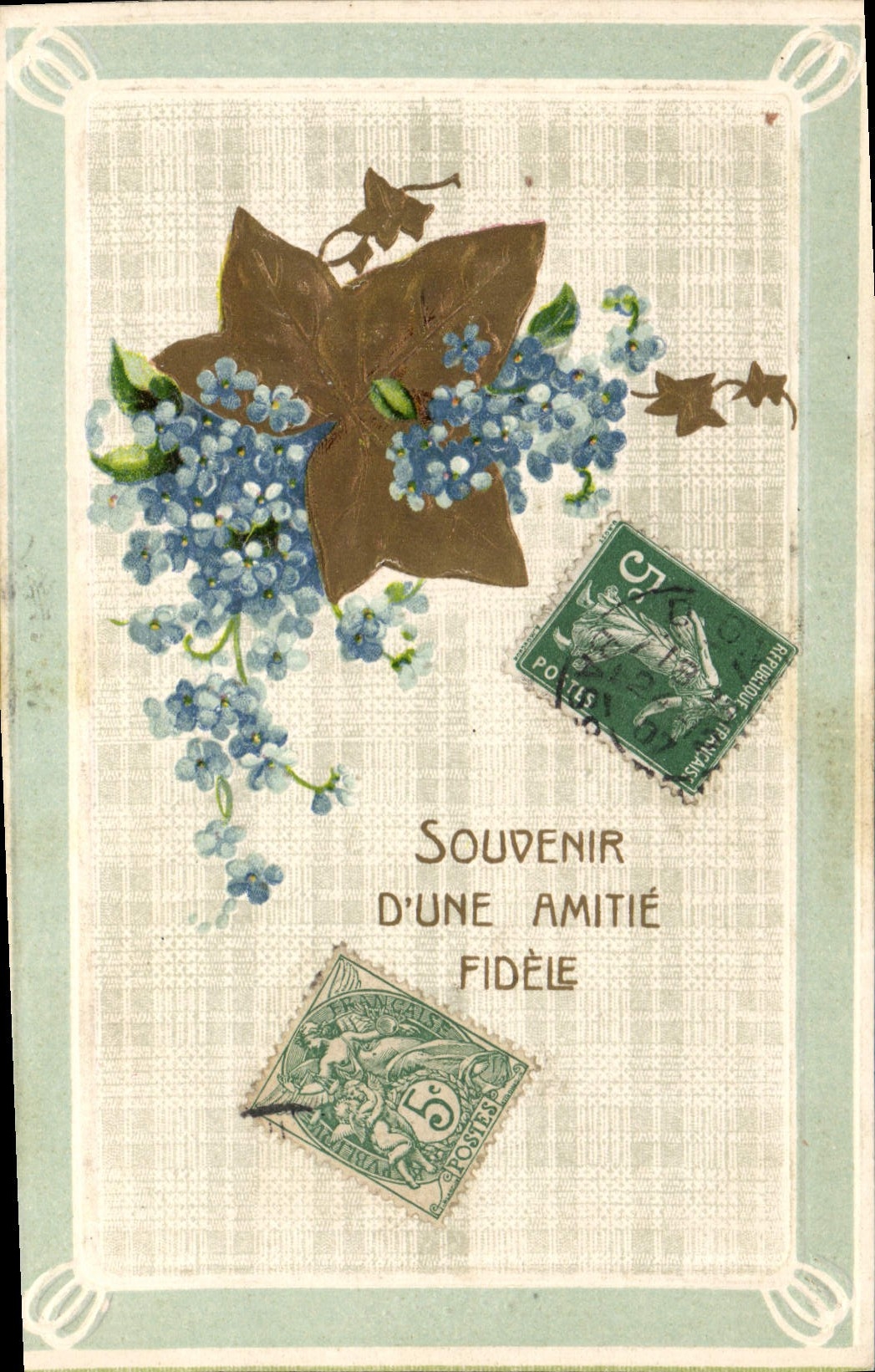 CPA Fantaisie Fleurs 