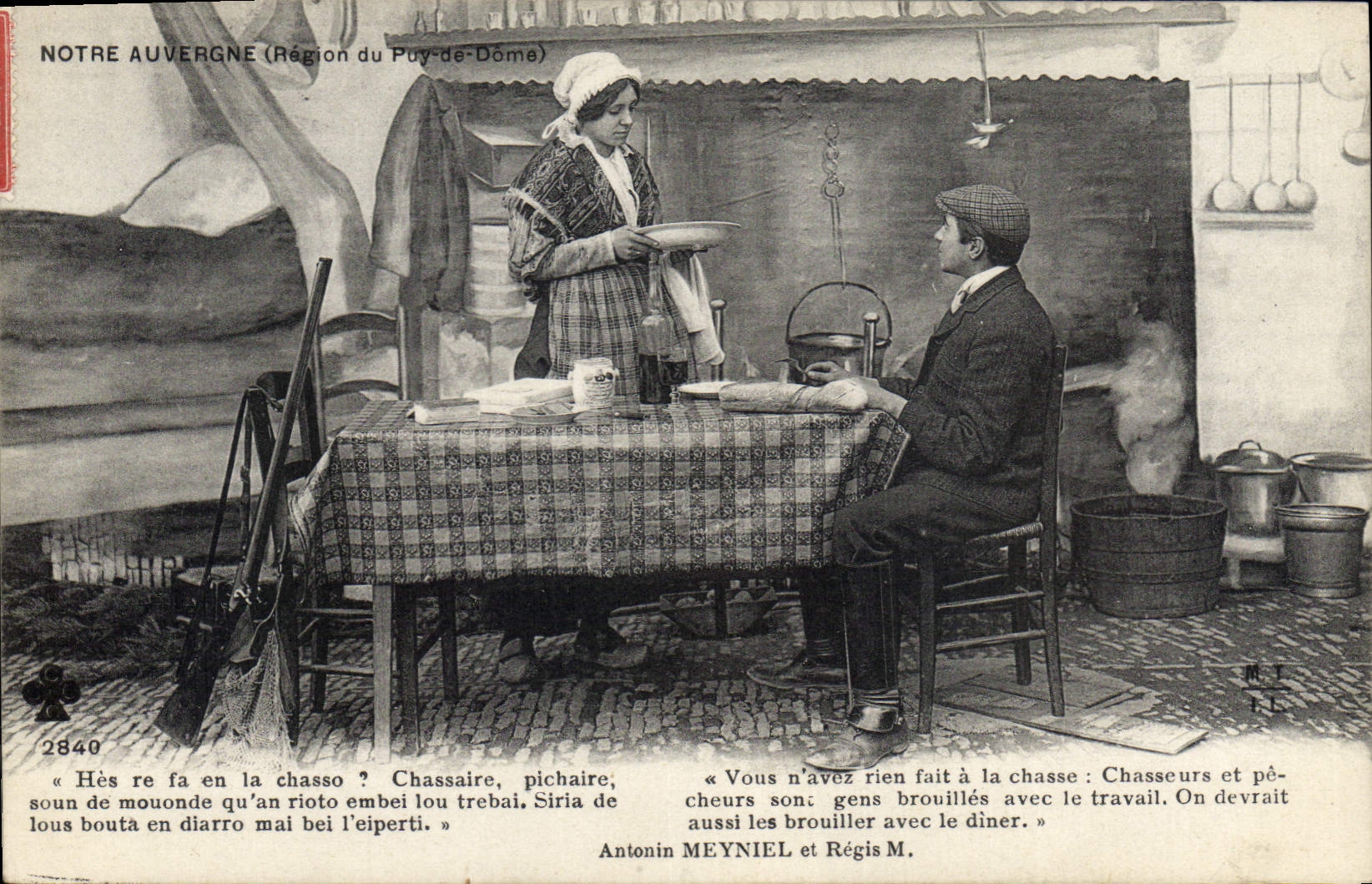 CPA Chasse Notre Auvergne Puy de Dome Chasseur