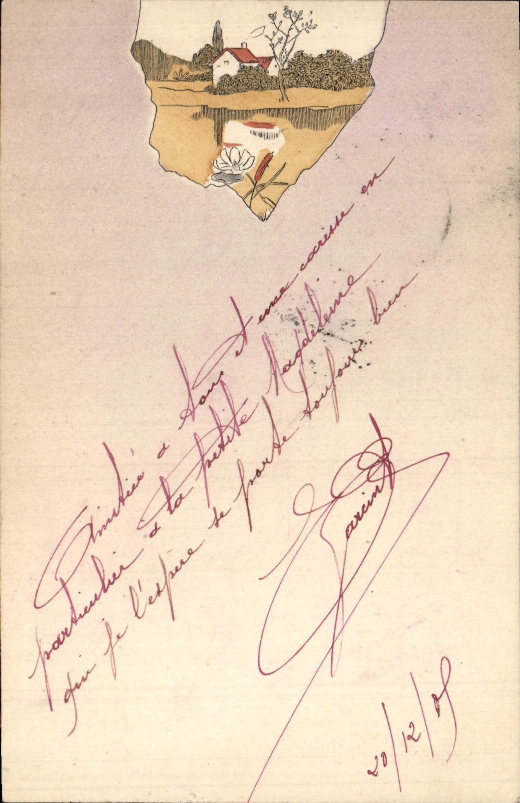 CPA Fantaisie Illustrateur Paysage 