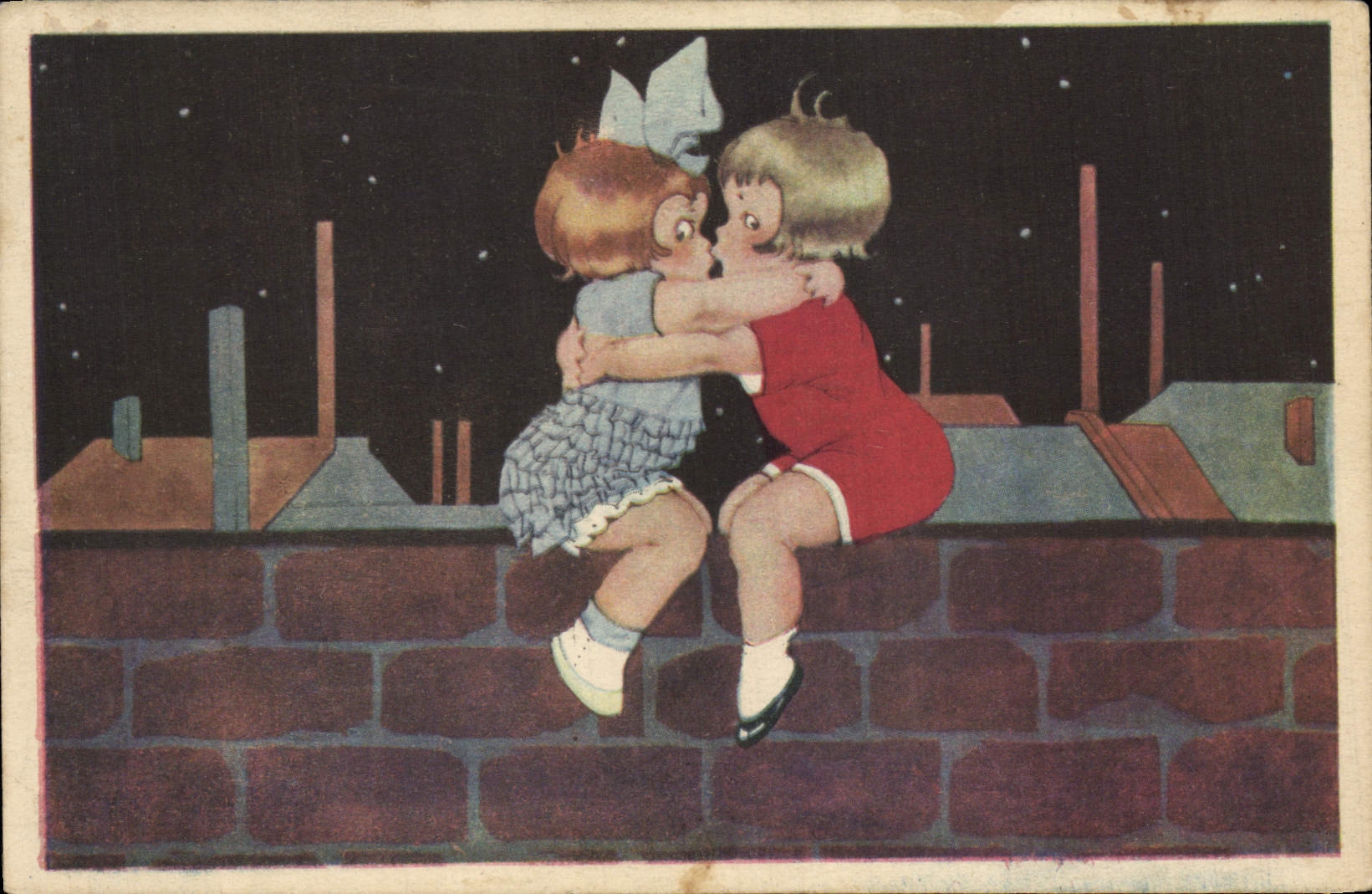 CPA Fantaisie Illustrateur Enfants 