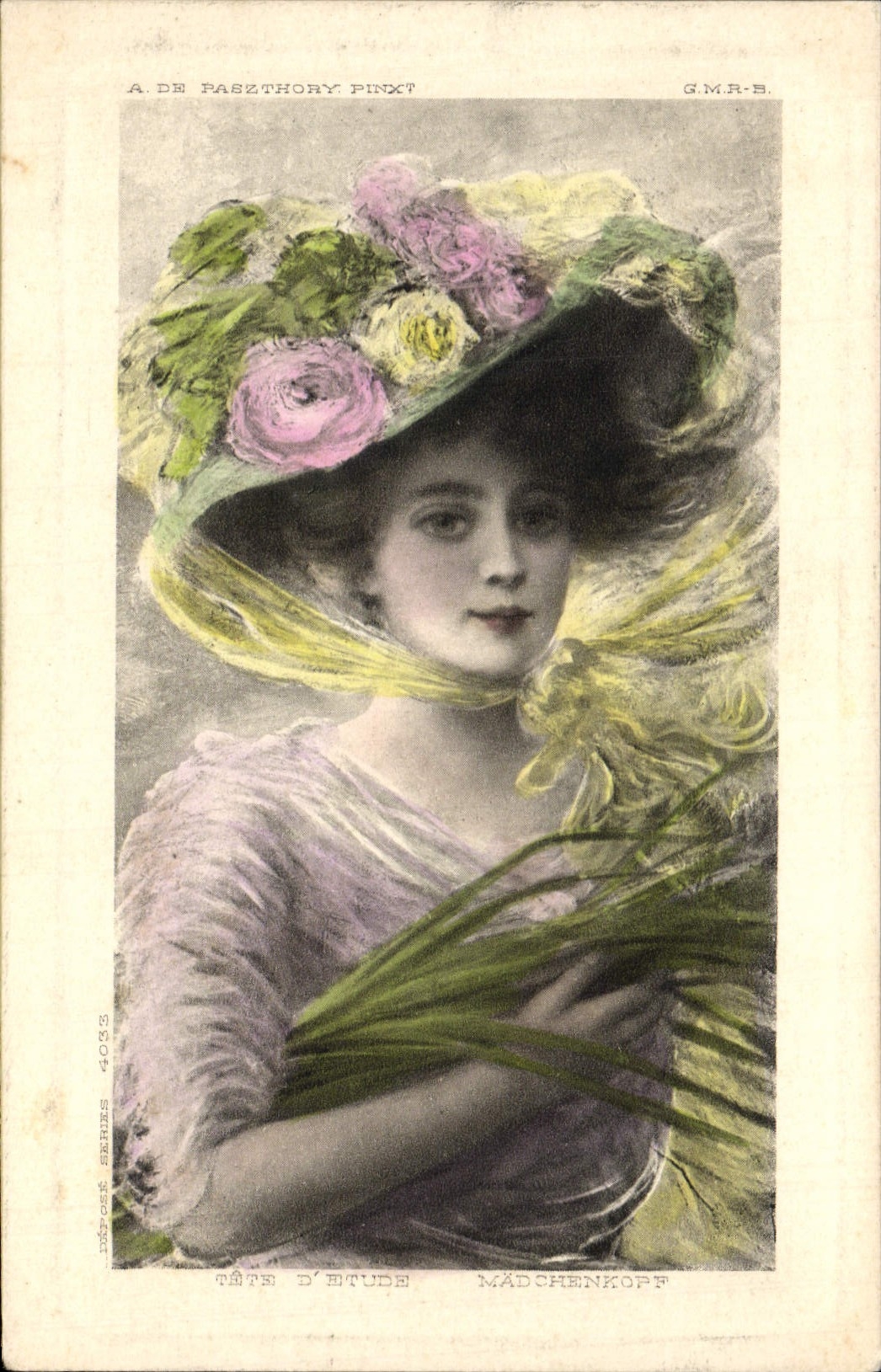 CPA Fantaisie Illustrateur Femme