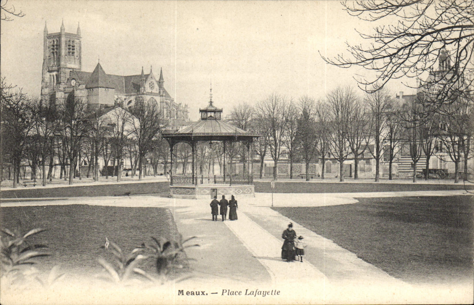 CPA Kiosque Meaux Place Lafayette 