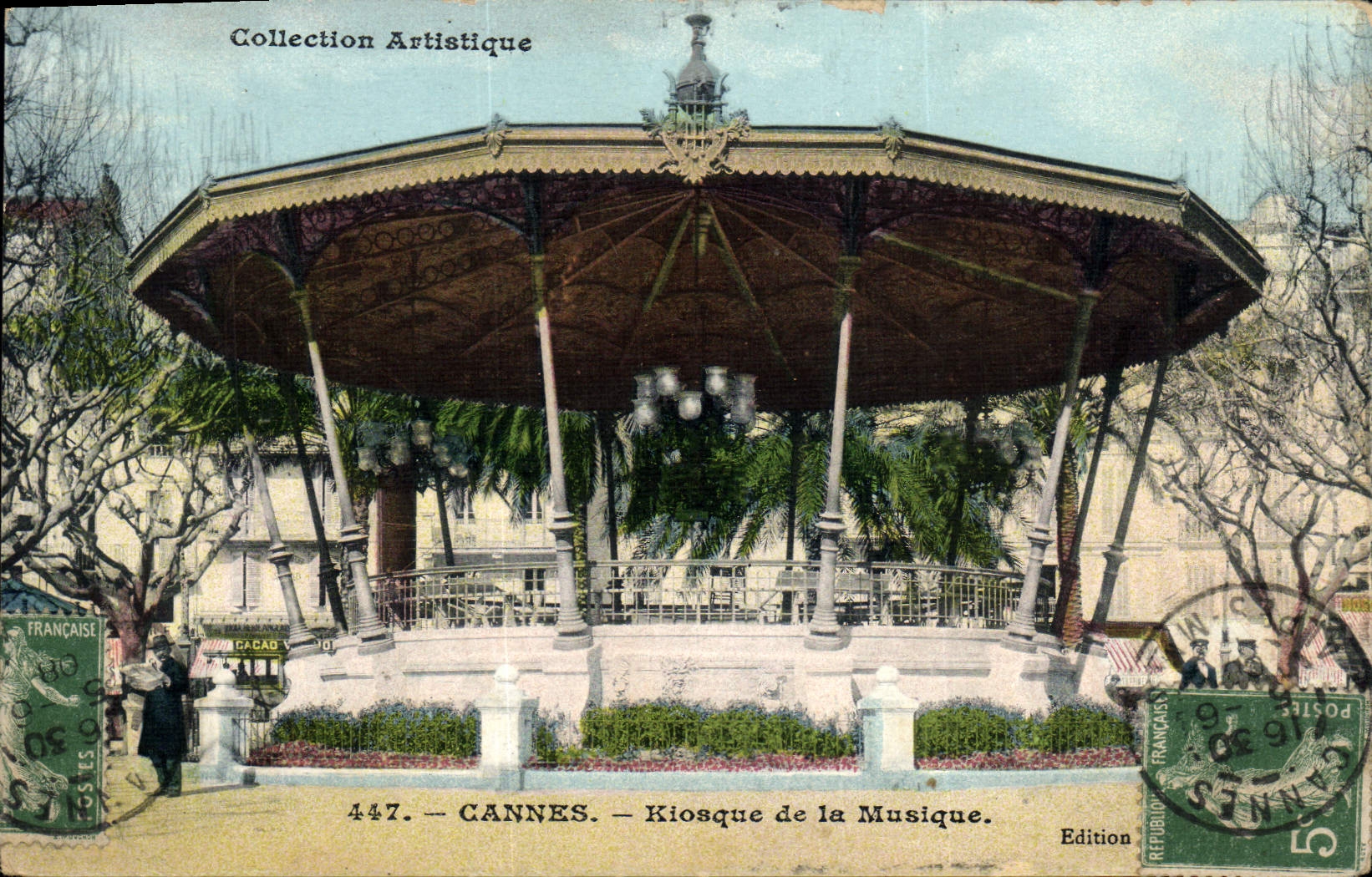 CPA Kiosque de la musique Cannes 
