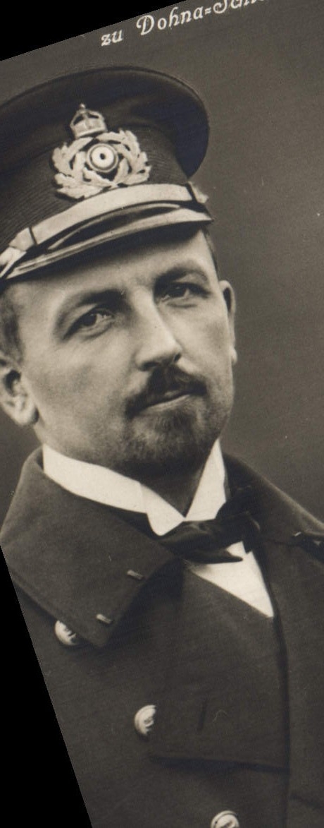 Vintage Postcard Militaria Kommandant SMS Mowe