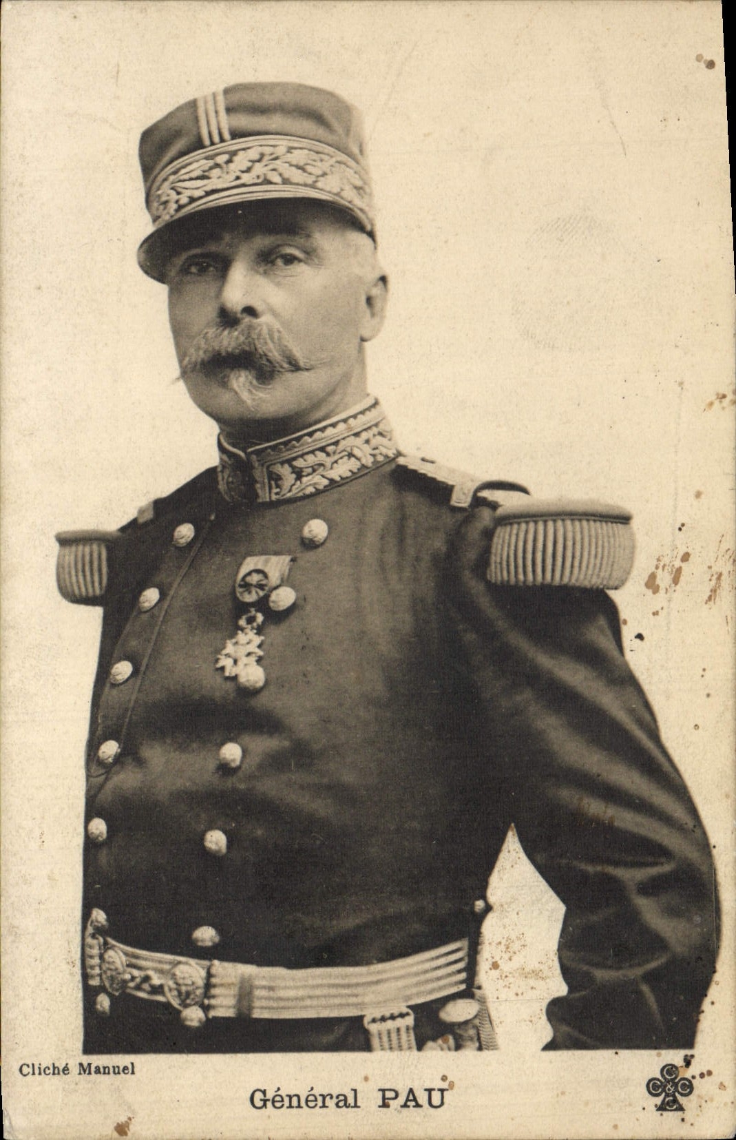 CPA Militaria General Pau 