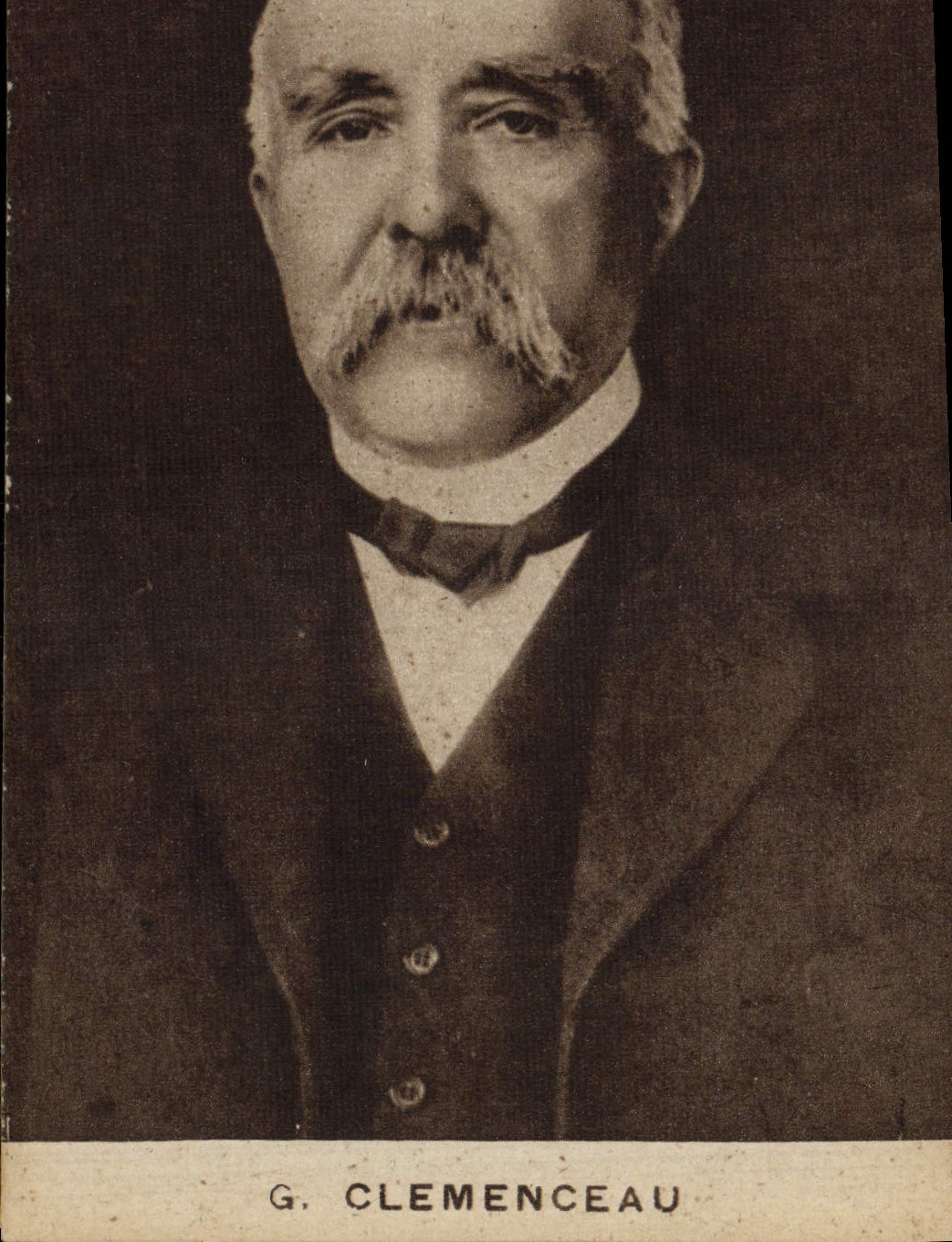 Vintage Postcard Militaria Clemenceau