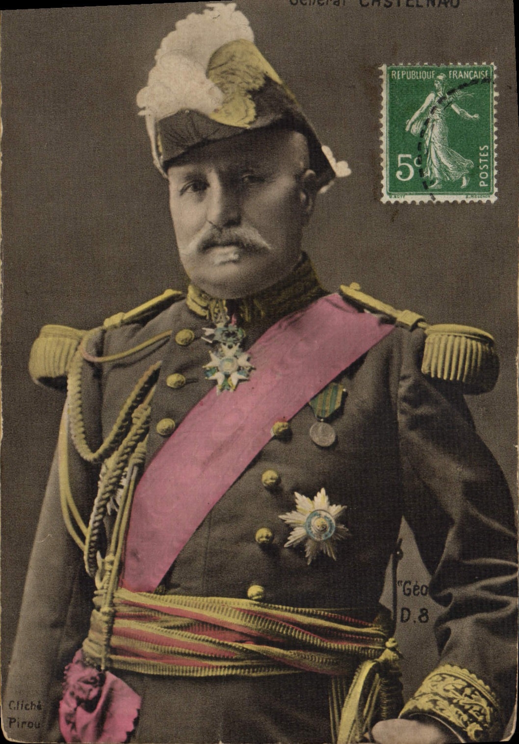 Vintage Postcard General Militaria Castelnau