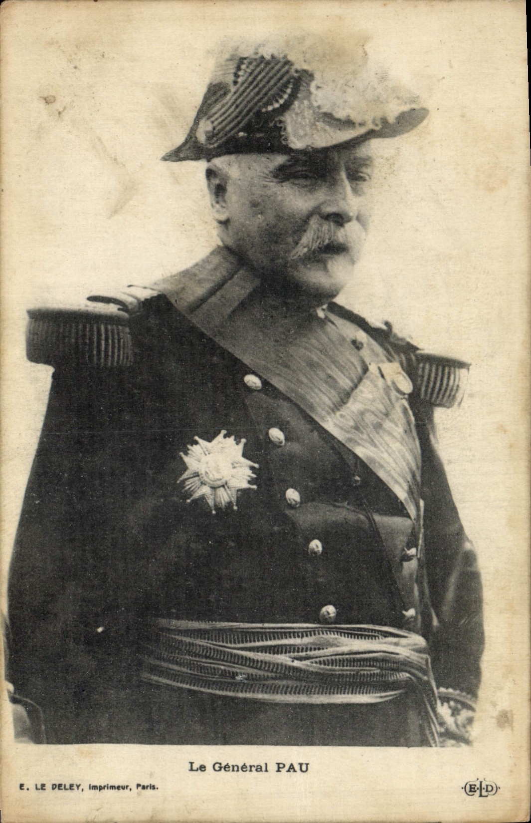 CPA Militaria General pau 
