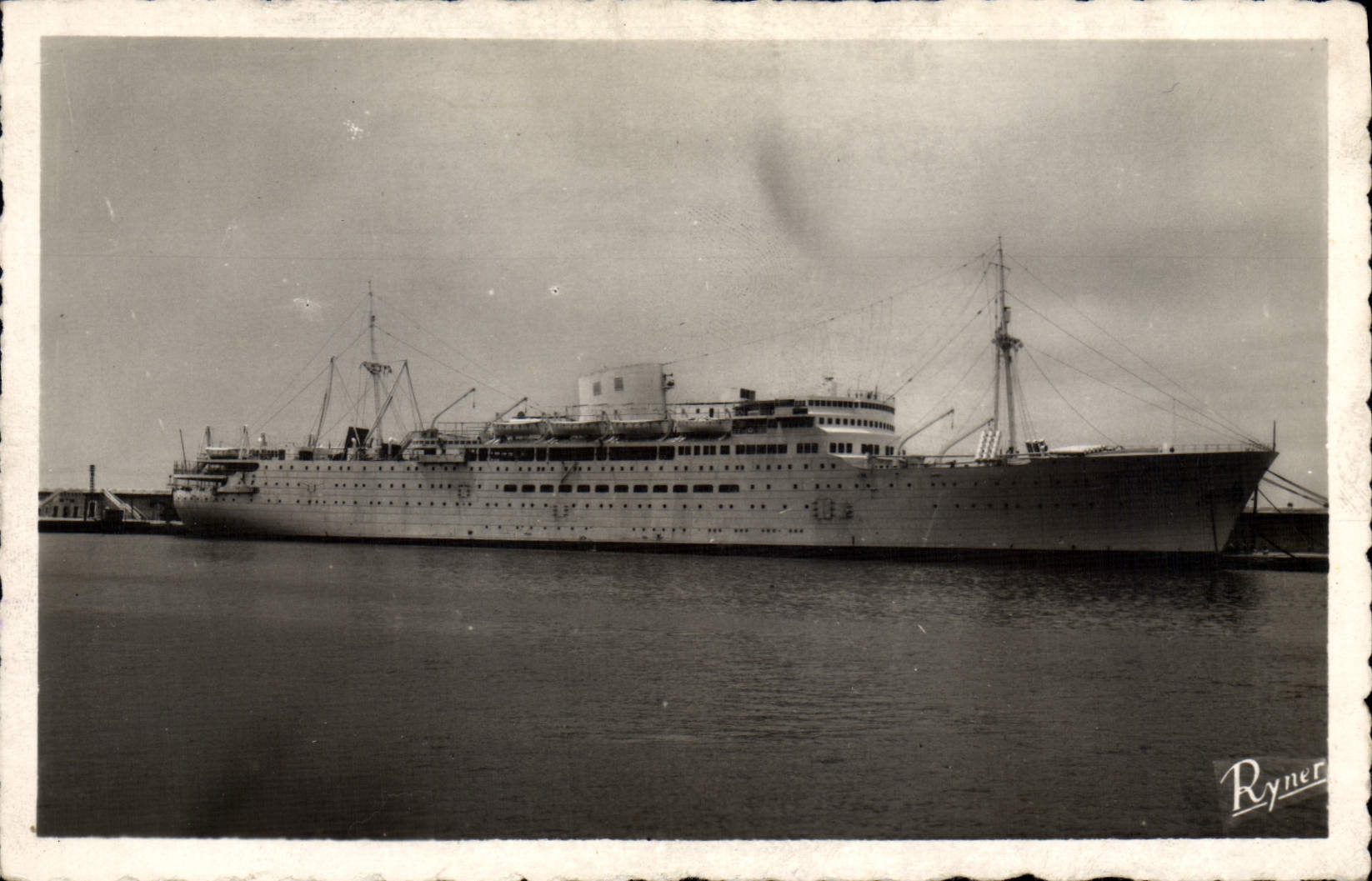 Vintage Postcard Boat the Marseillaise Shipping company