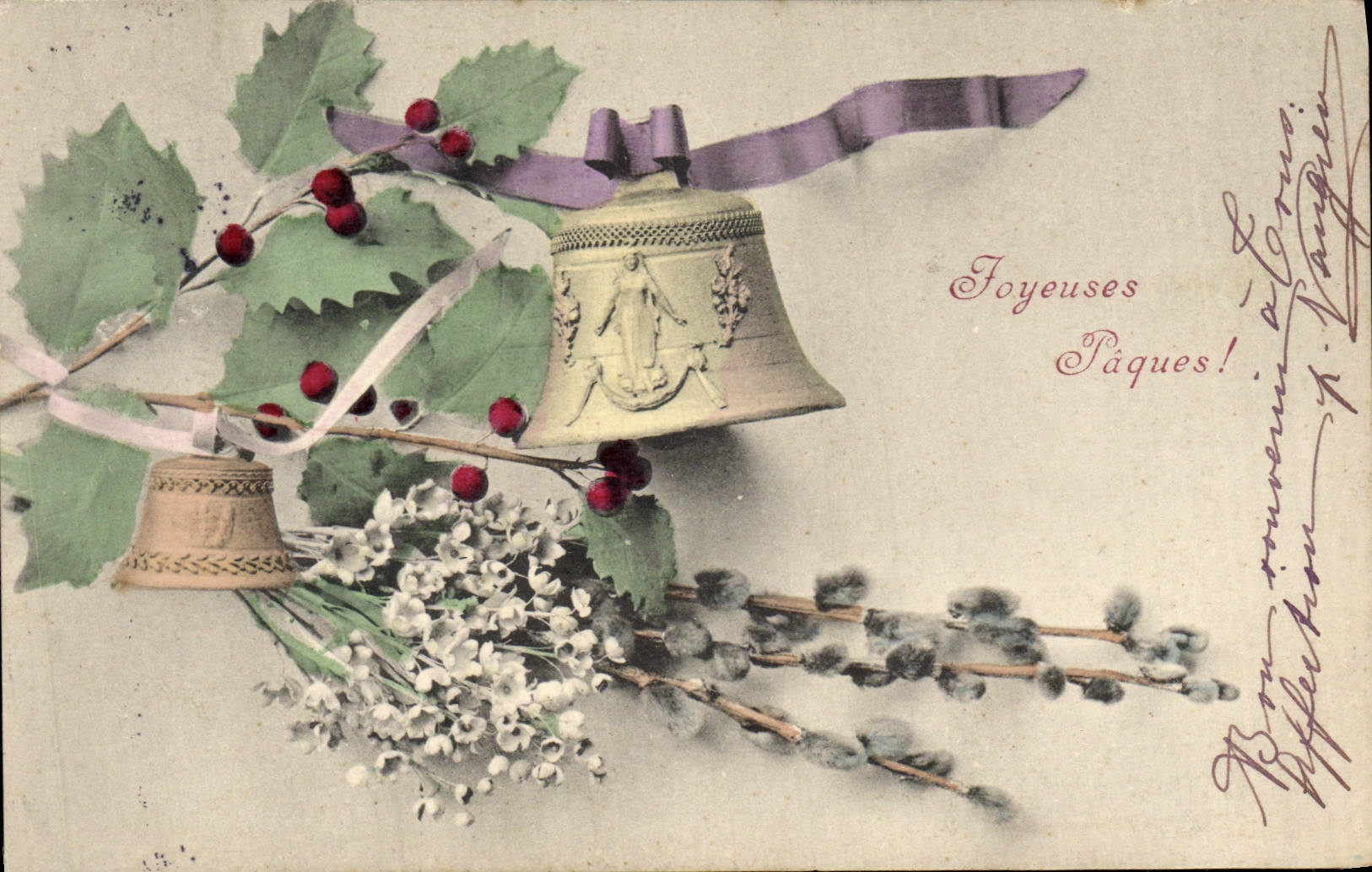 CPA Cloche Paques 